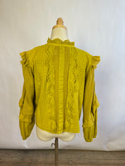 Free People Yellow Blouse (M)