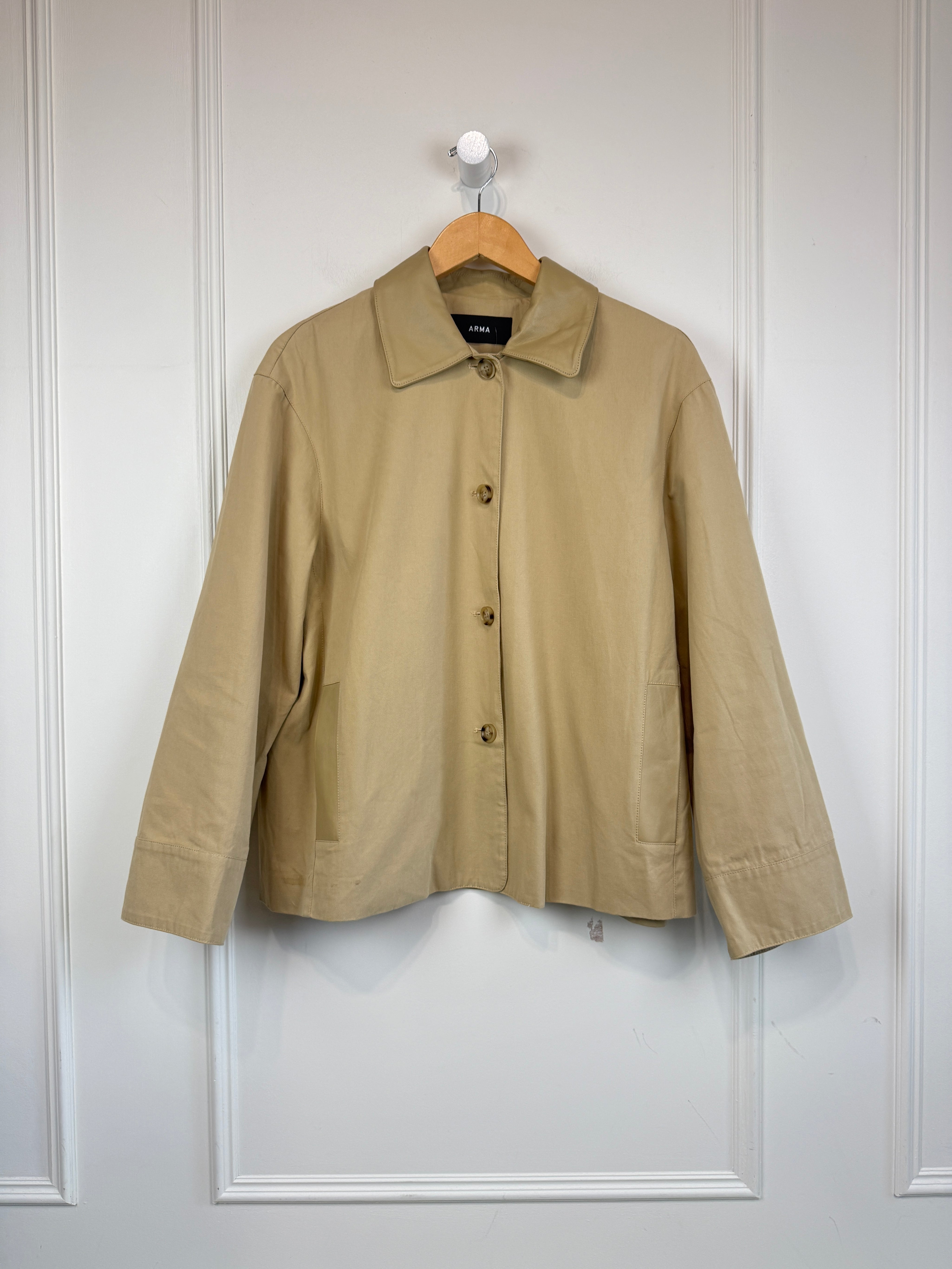 ARMA Khaki Cropped Jacket (M)