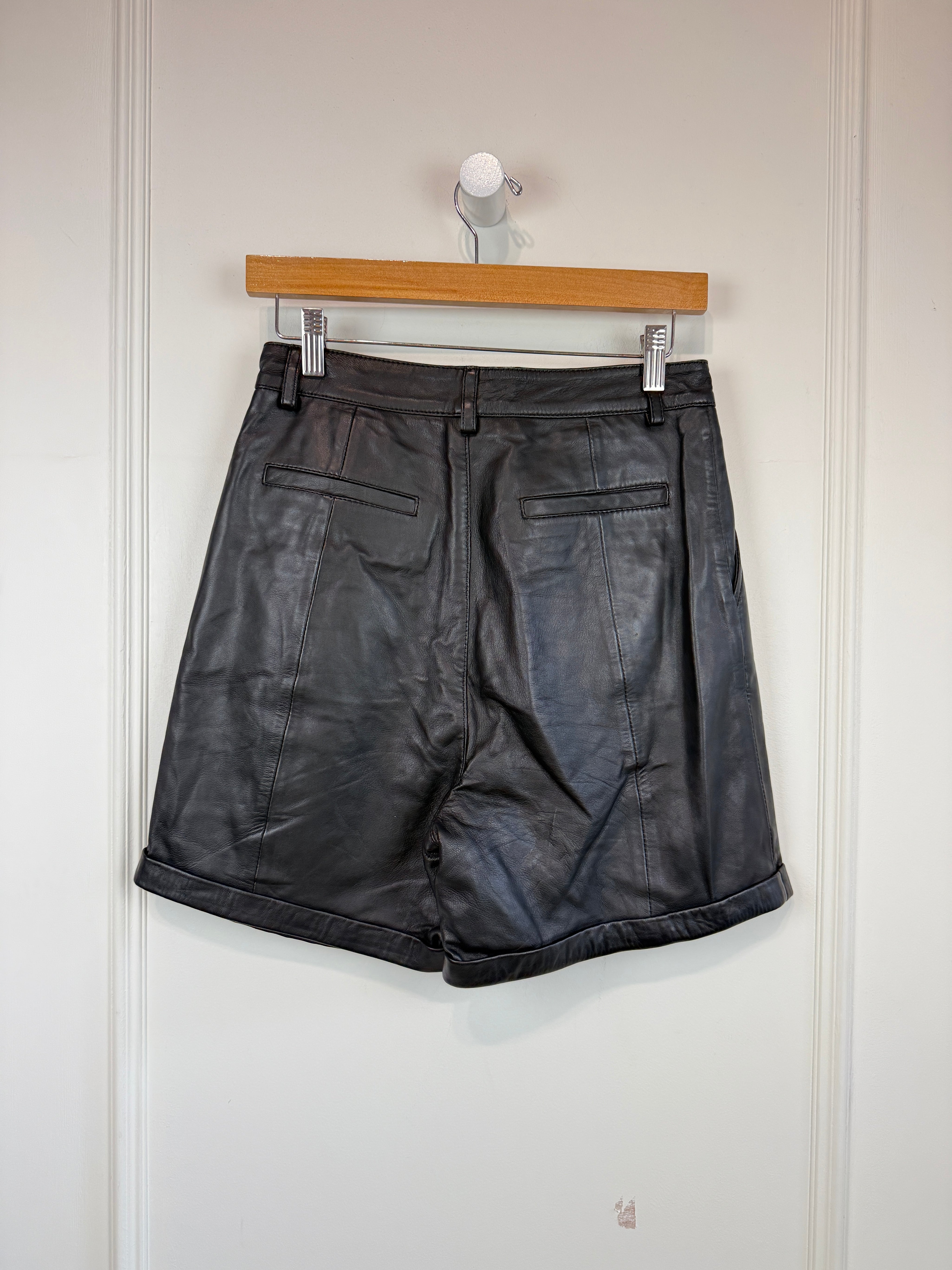 Deadwood Leather Shorts (S/38)