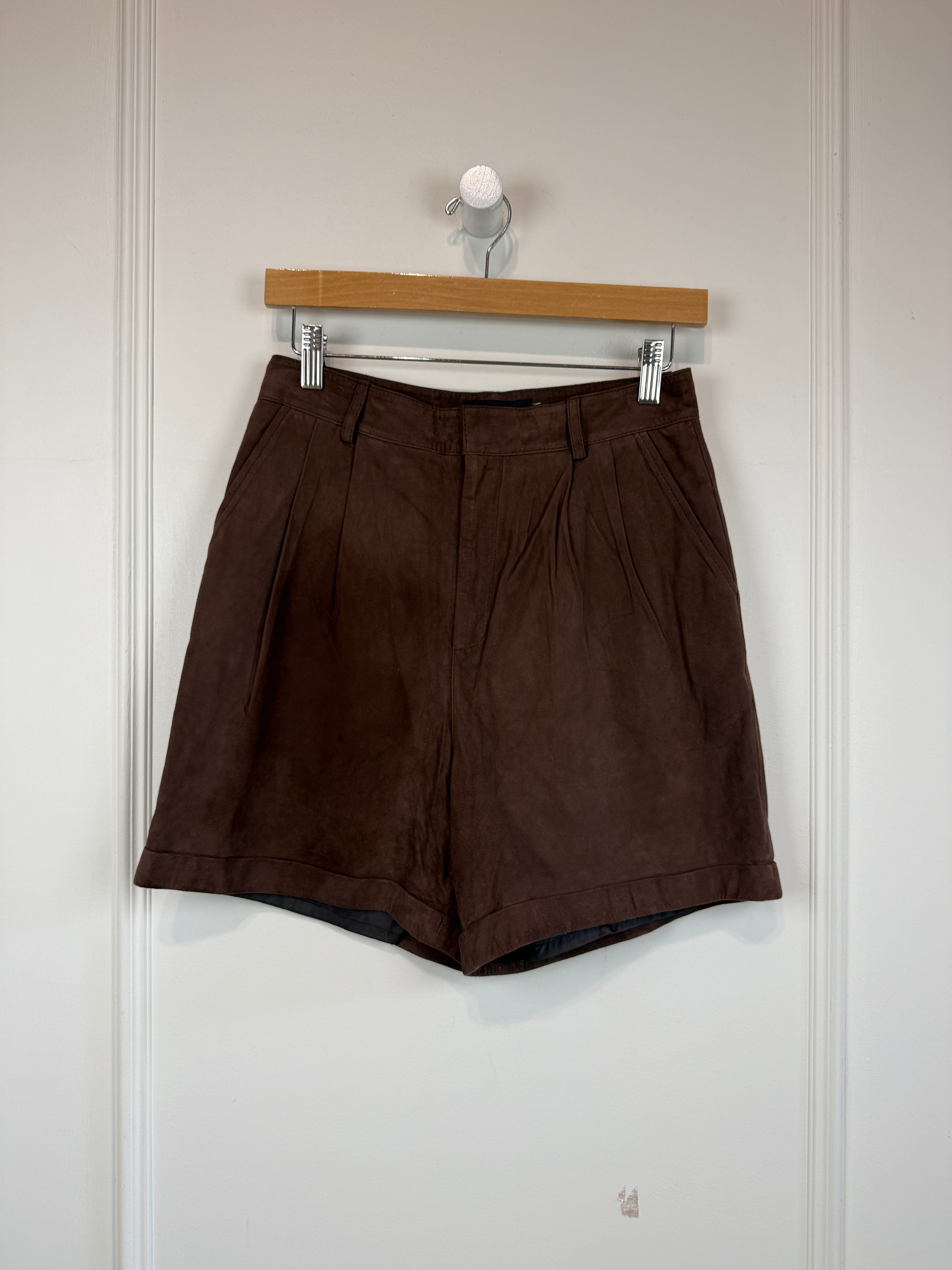 Deadwood Suede Shorts (S/38)