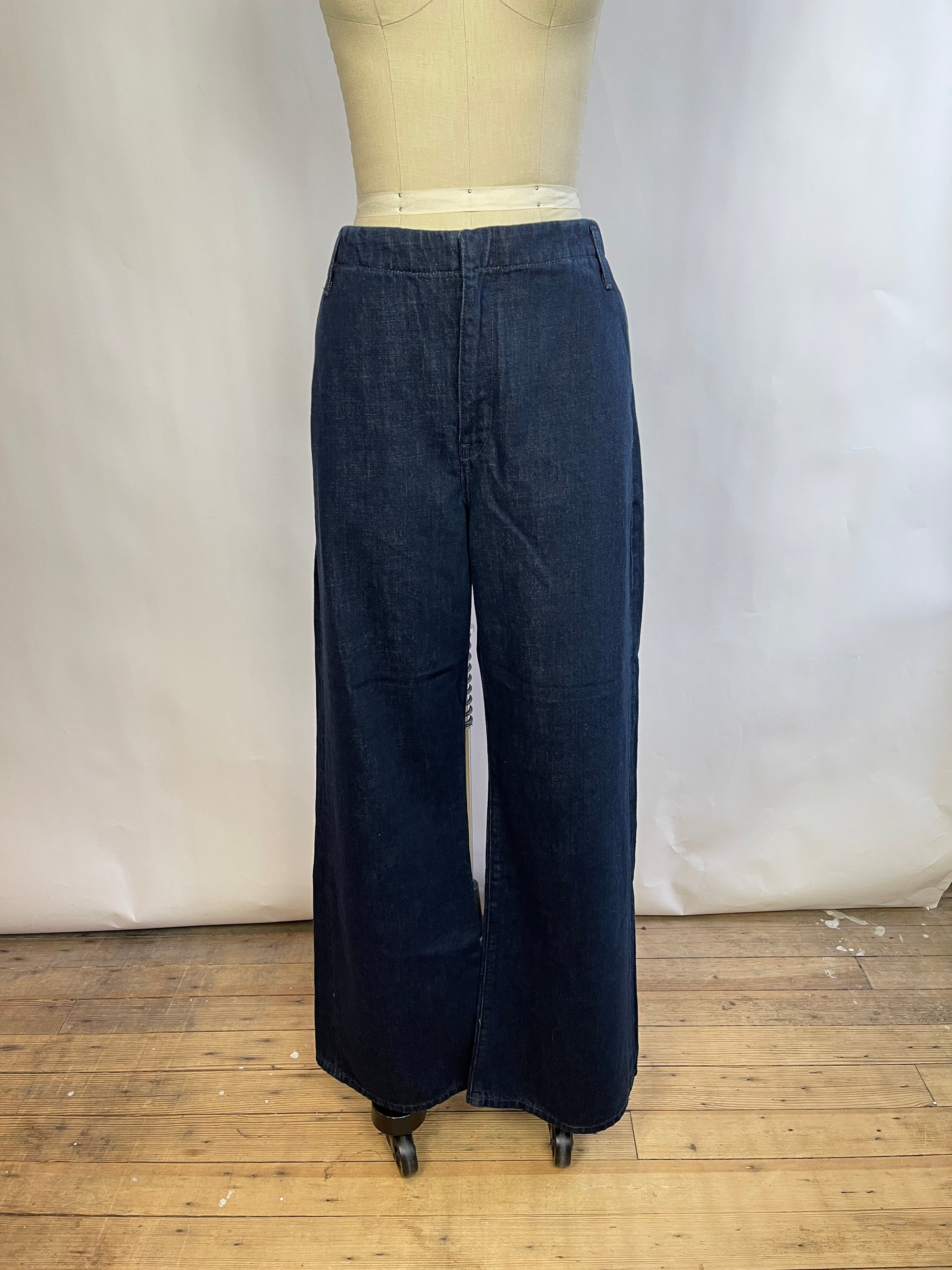 Re/Done Trouser Jean in Cross Hatch Rinse (30/10)