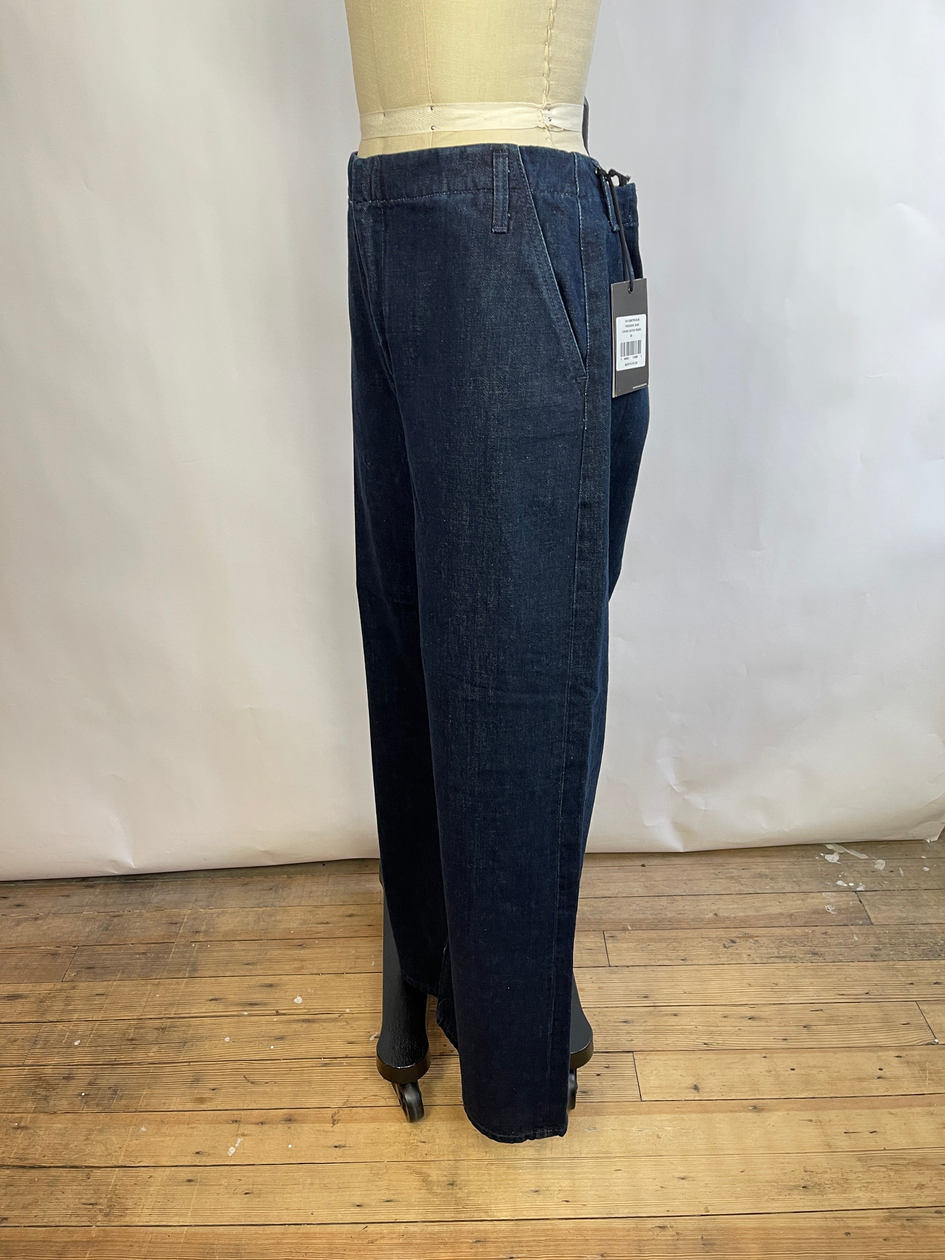 Re/Done Trouser Jean in Cross Hatch Rinse (30/10)