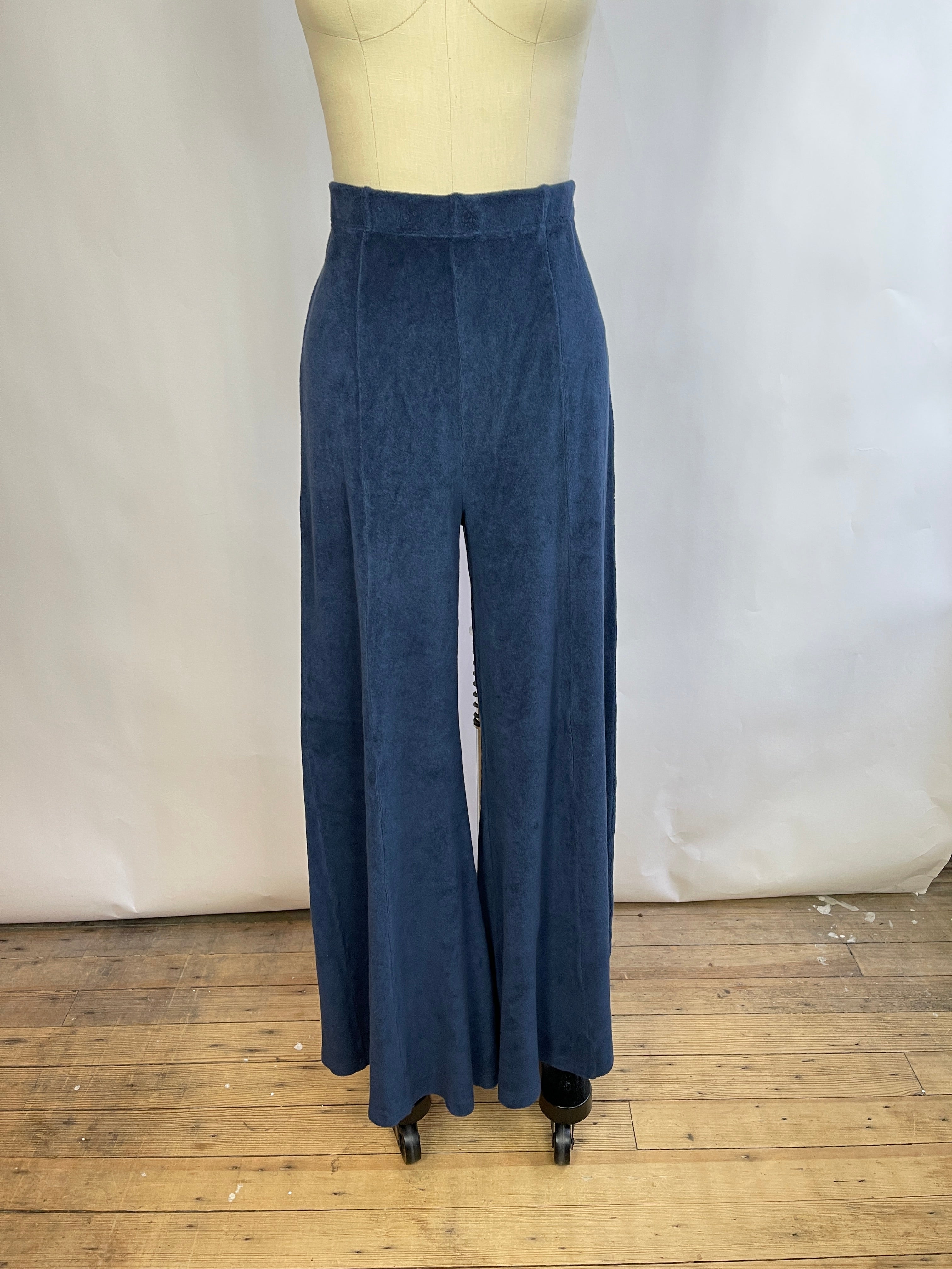 Suzie Kondi Navy The Megalo Palazzo Pants (L)