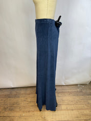 Suzie Kondi Navy The Megalo Palazzo Pants (L)