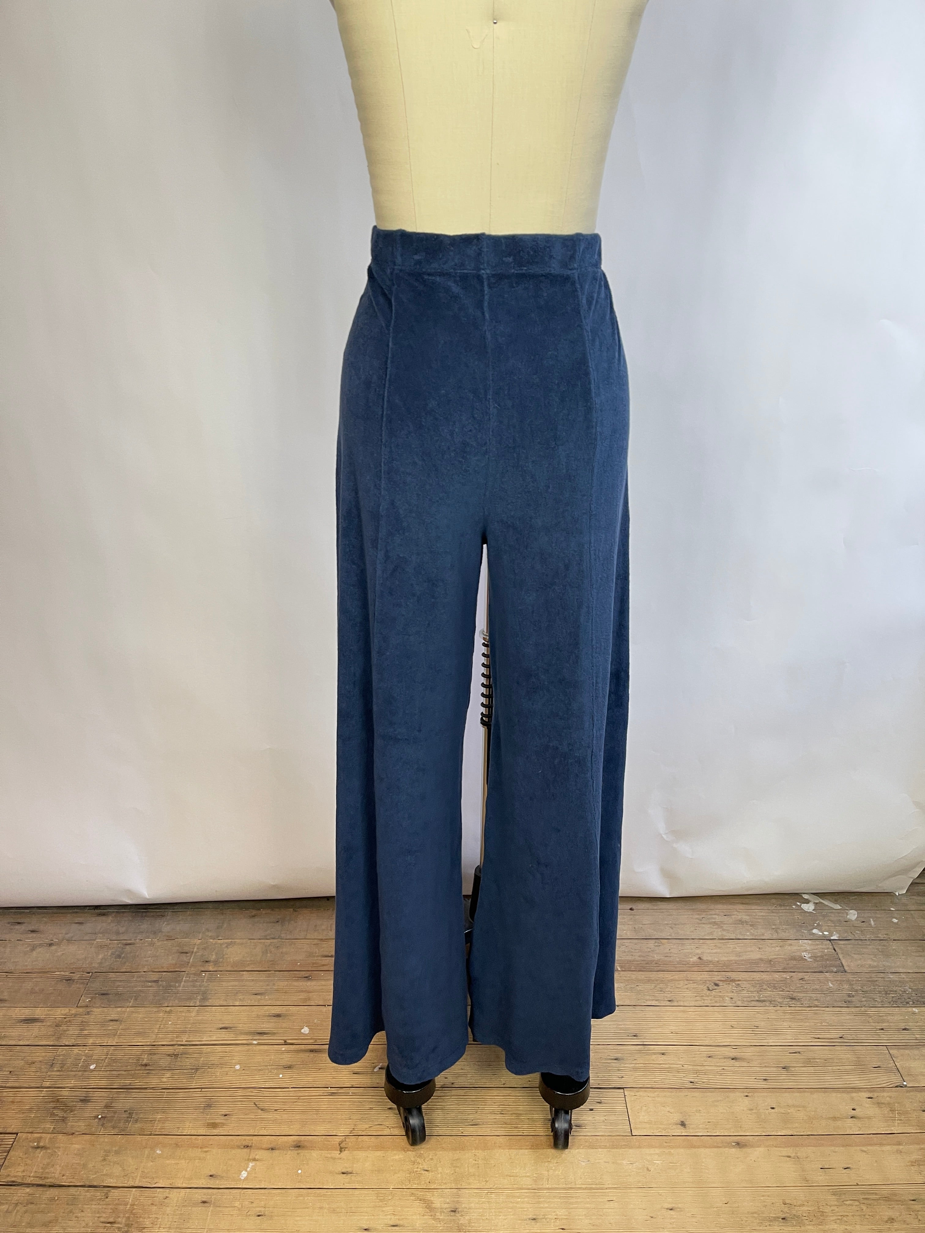 Suzie Kondi Navy The Megalo Palazzo Pants (L)