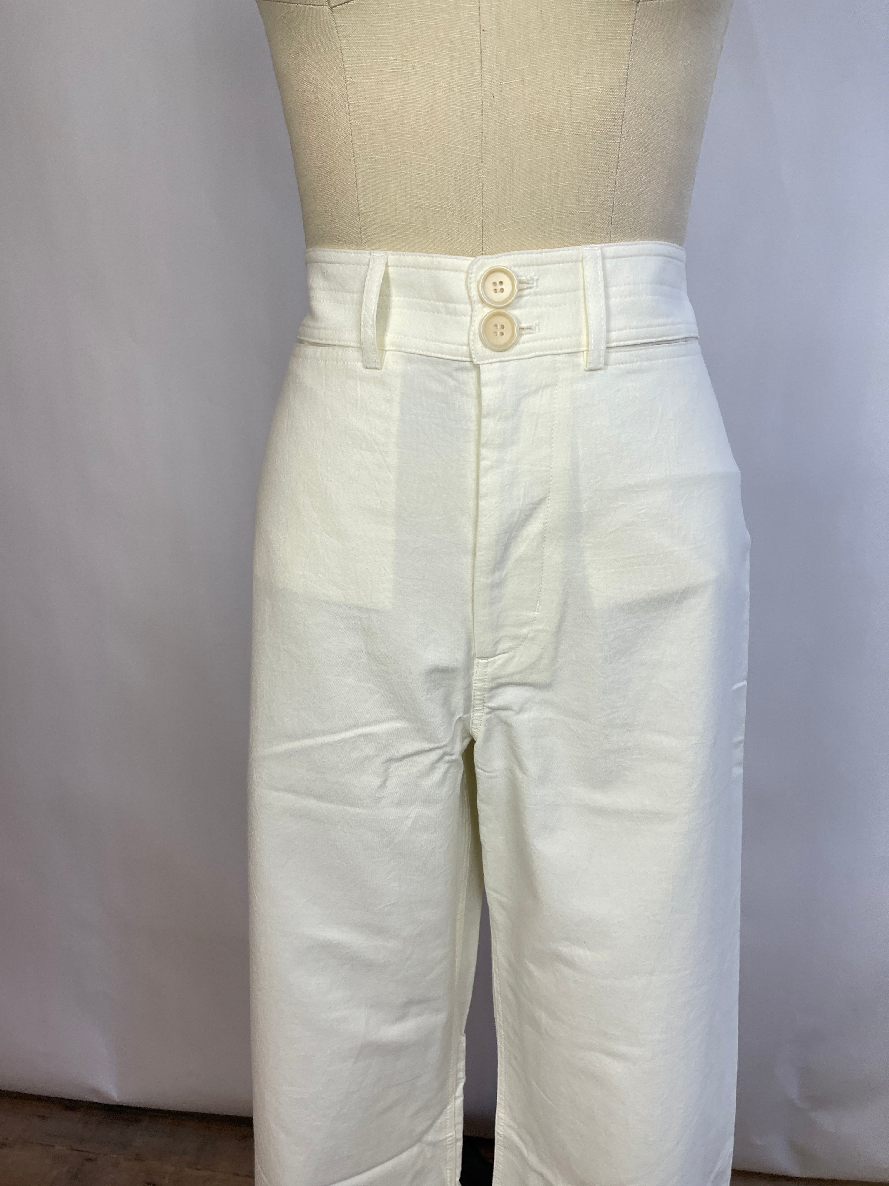 Apiece Apart White Chino Merida Pants (10/30)