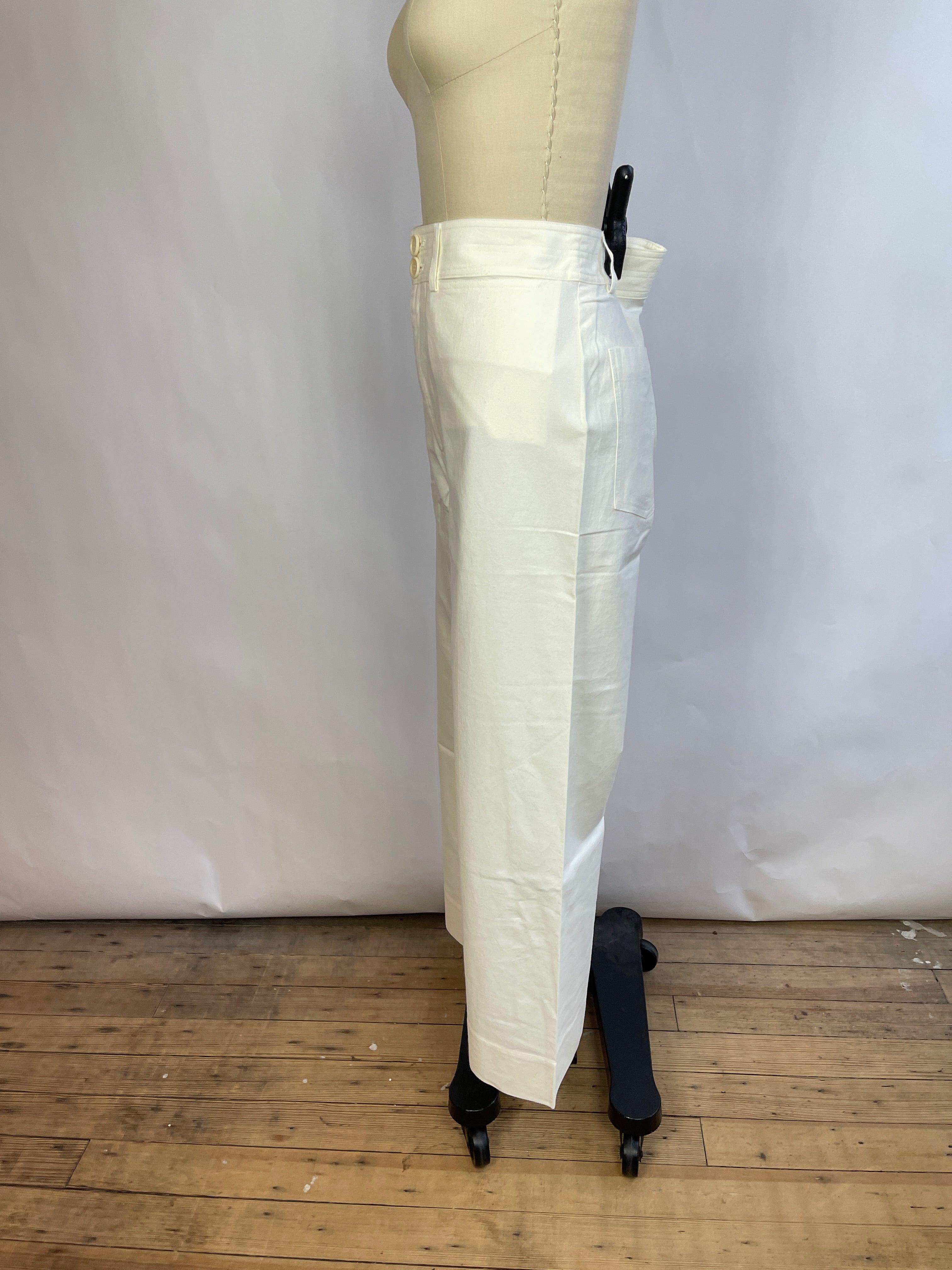 Apiece Apart White Chino Merida Pants (10/30)