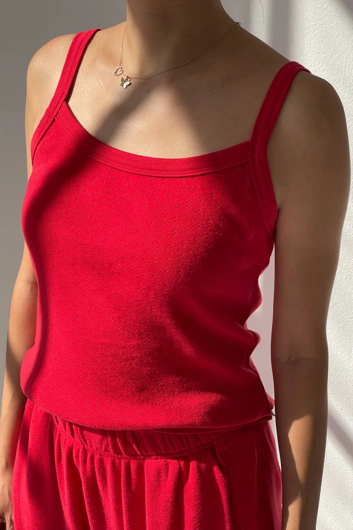 Le Bon Shoppe - Pointelle Eve Cami | Red Apple