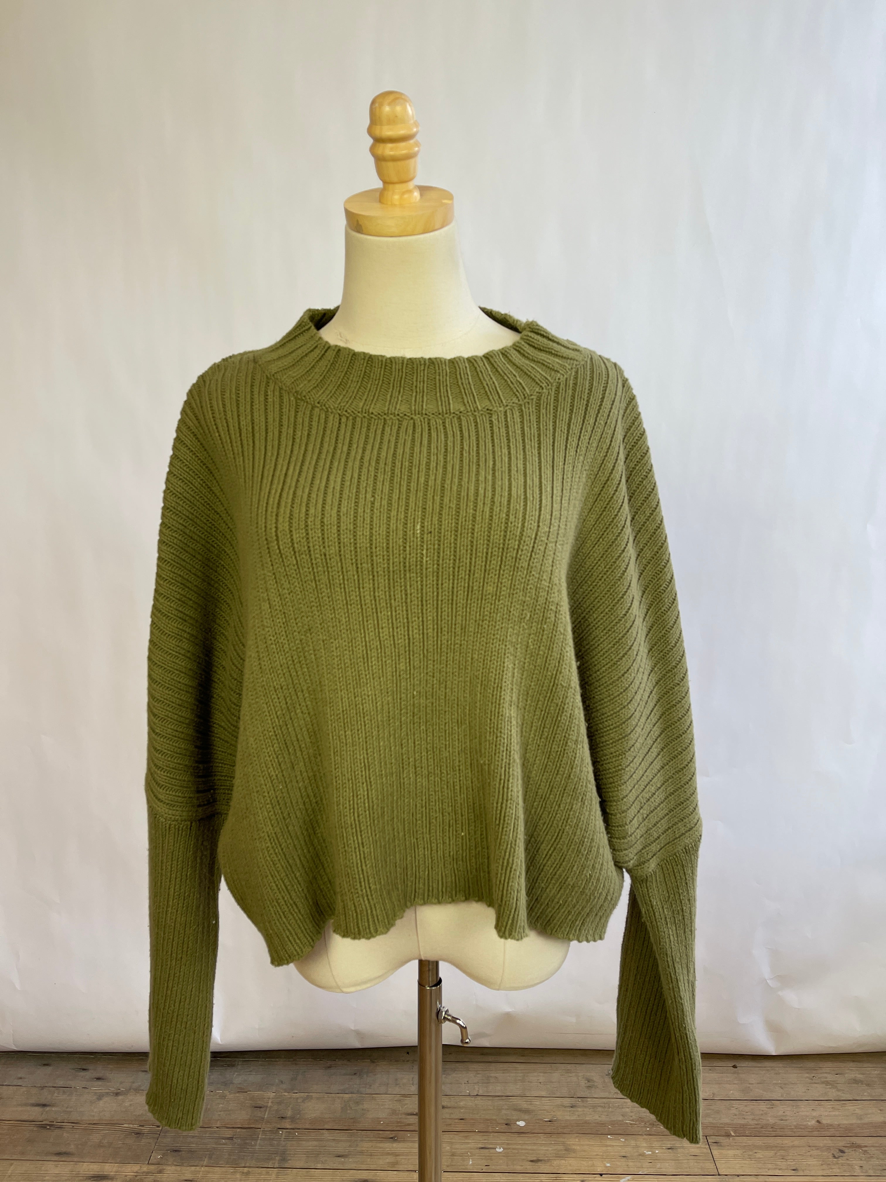 Honest Cotton Green Sweater (OS)