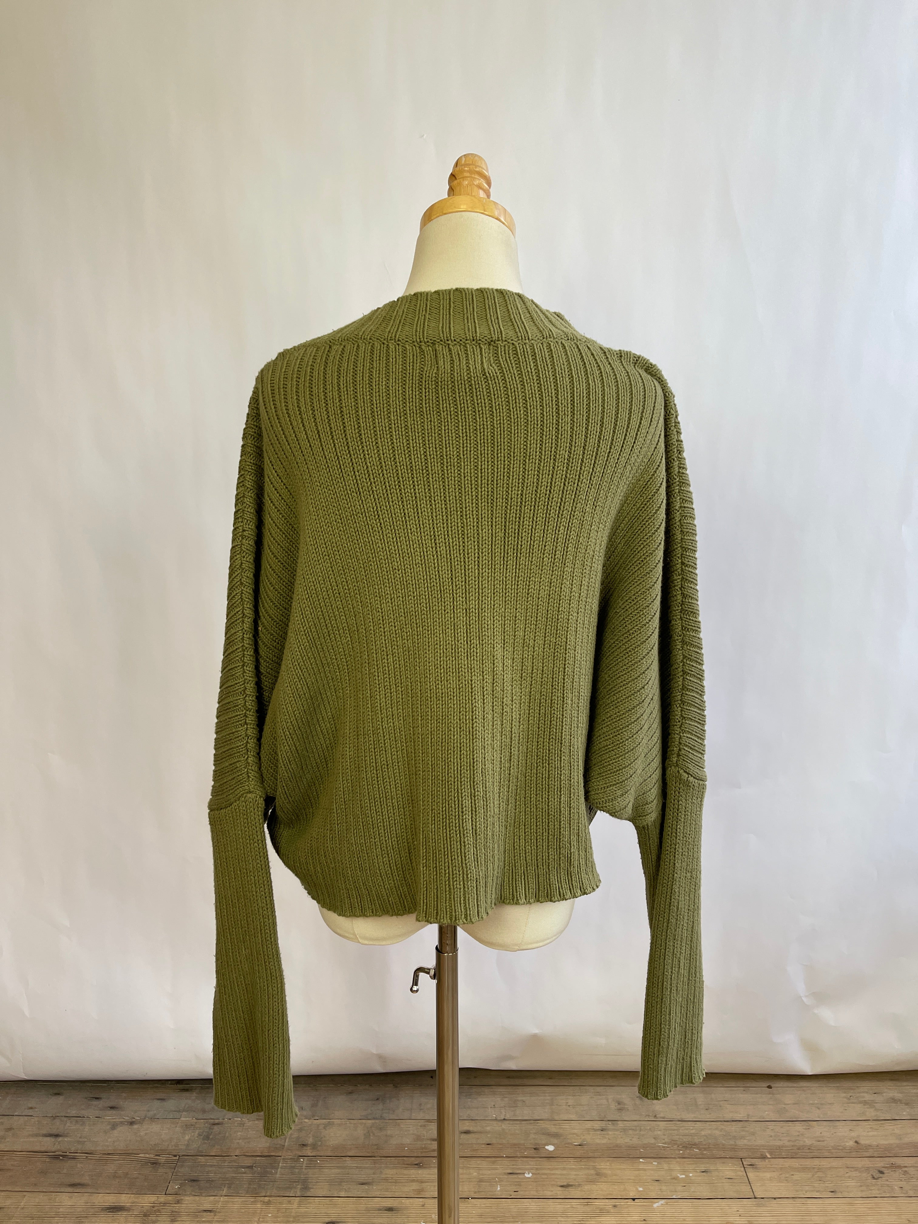 Honest Cotton Green Sweater (OS)