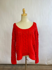 Free People Red Sweater (M)