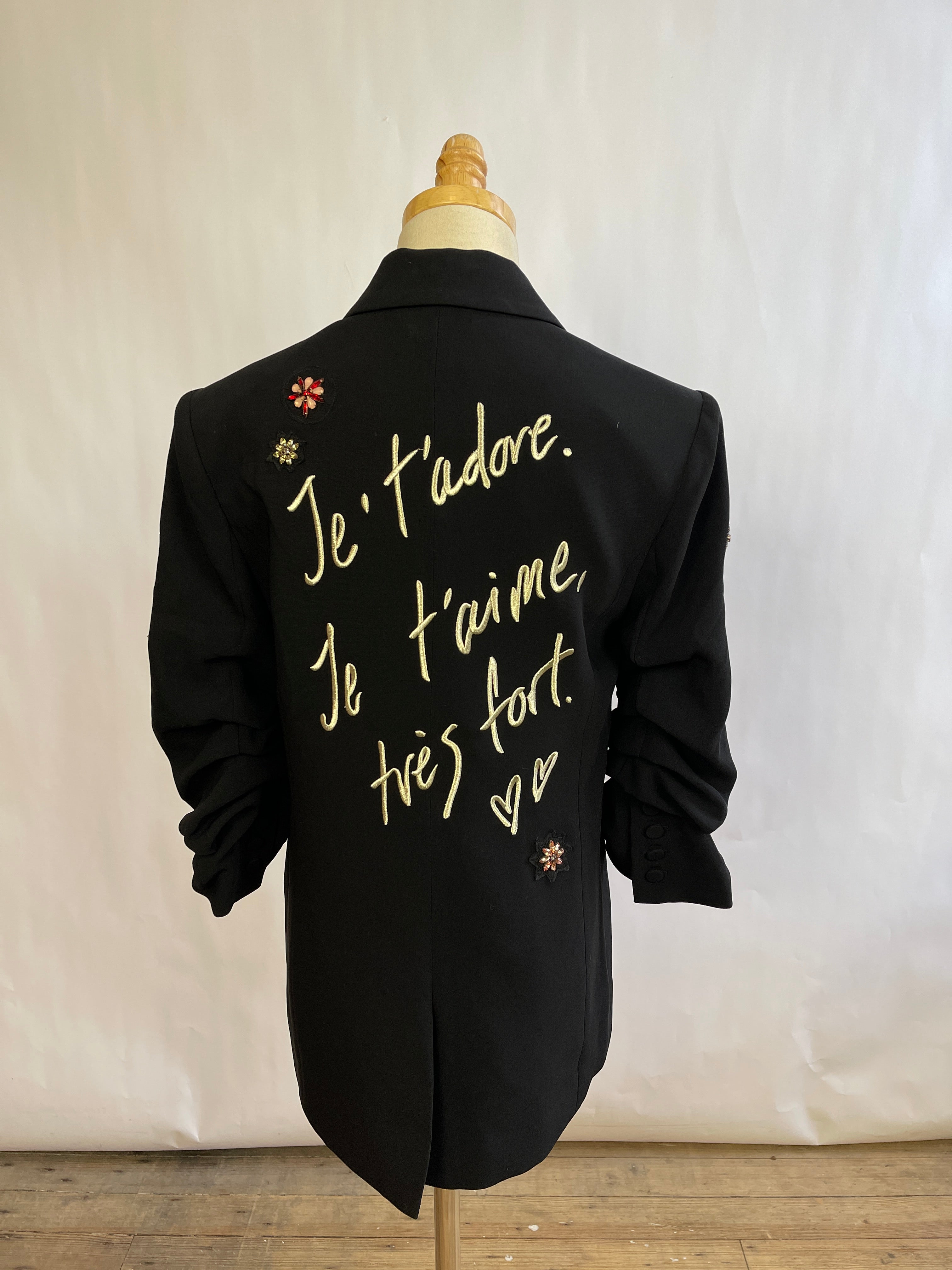 Cinq a Sept Embroidered Blazer (0/XS)