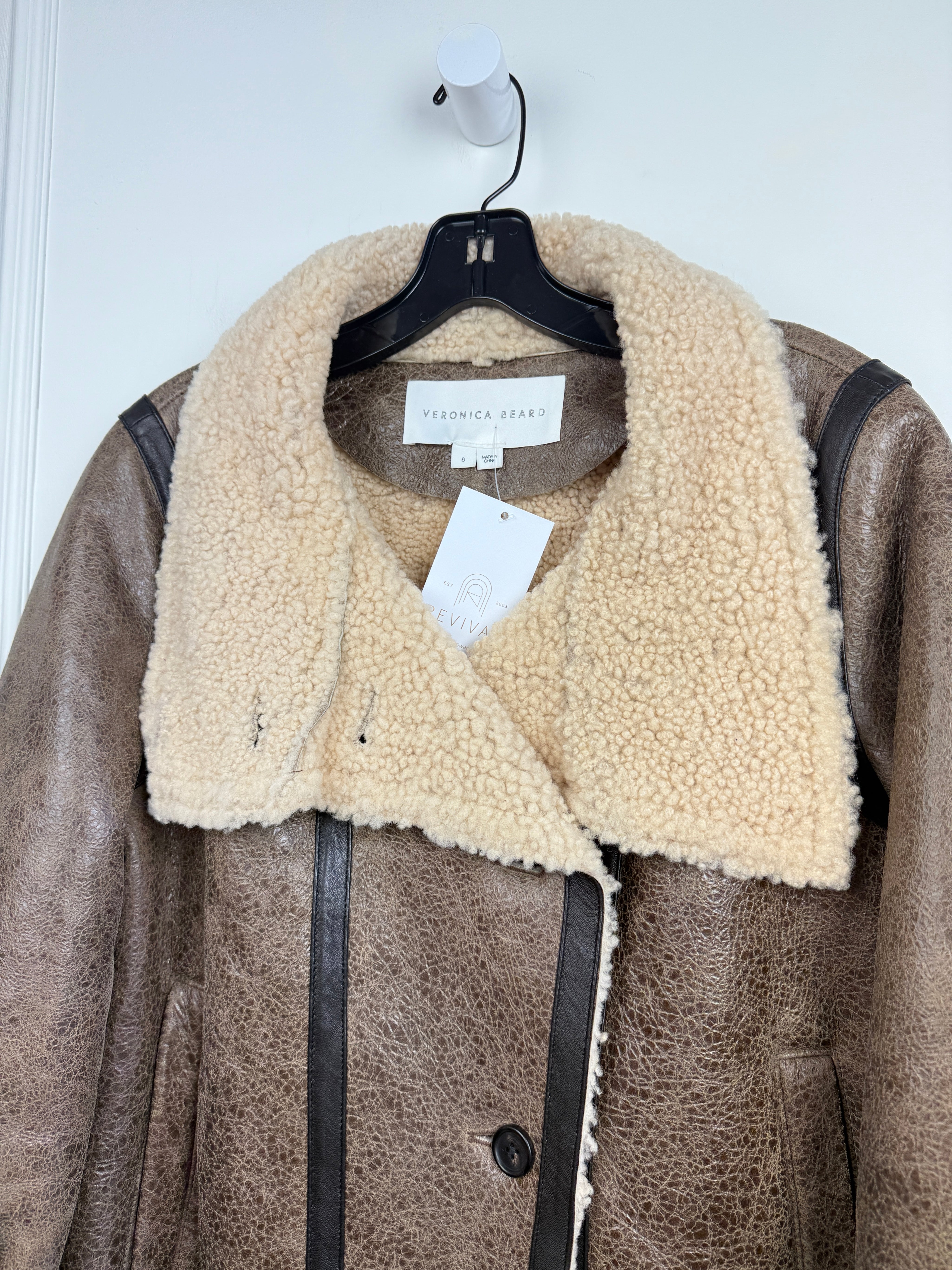 Veronica Beard Lamb Leather Jacket (6/M)