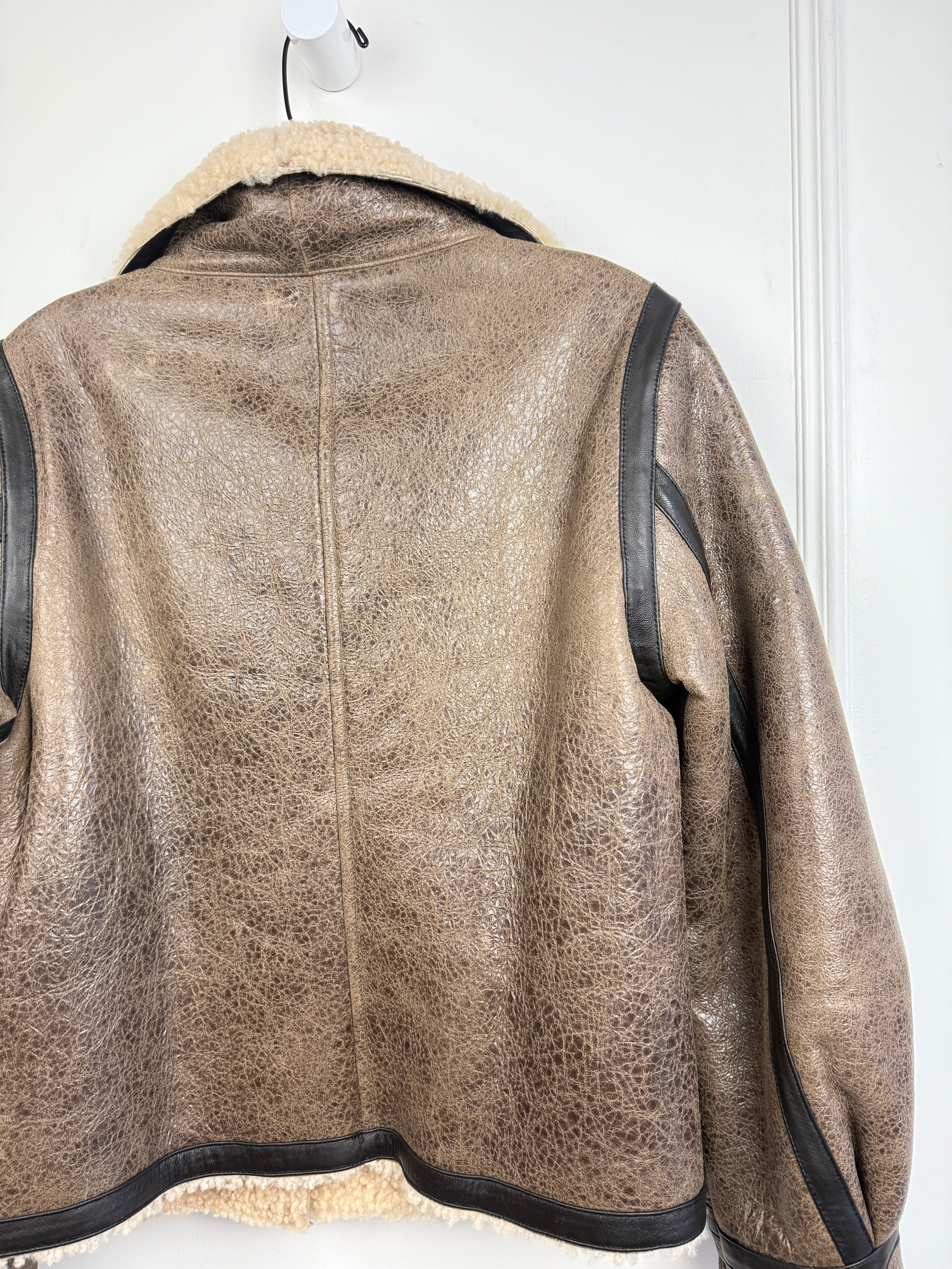 Veronica Beard Lamb Leather Jacket (6/M)