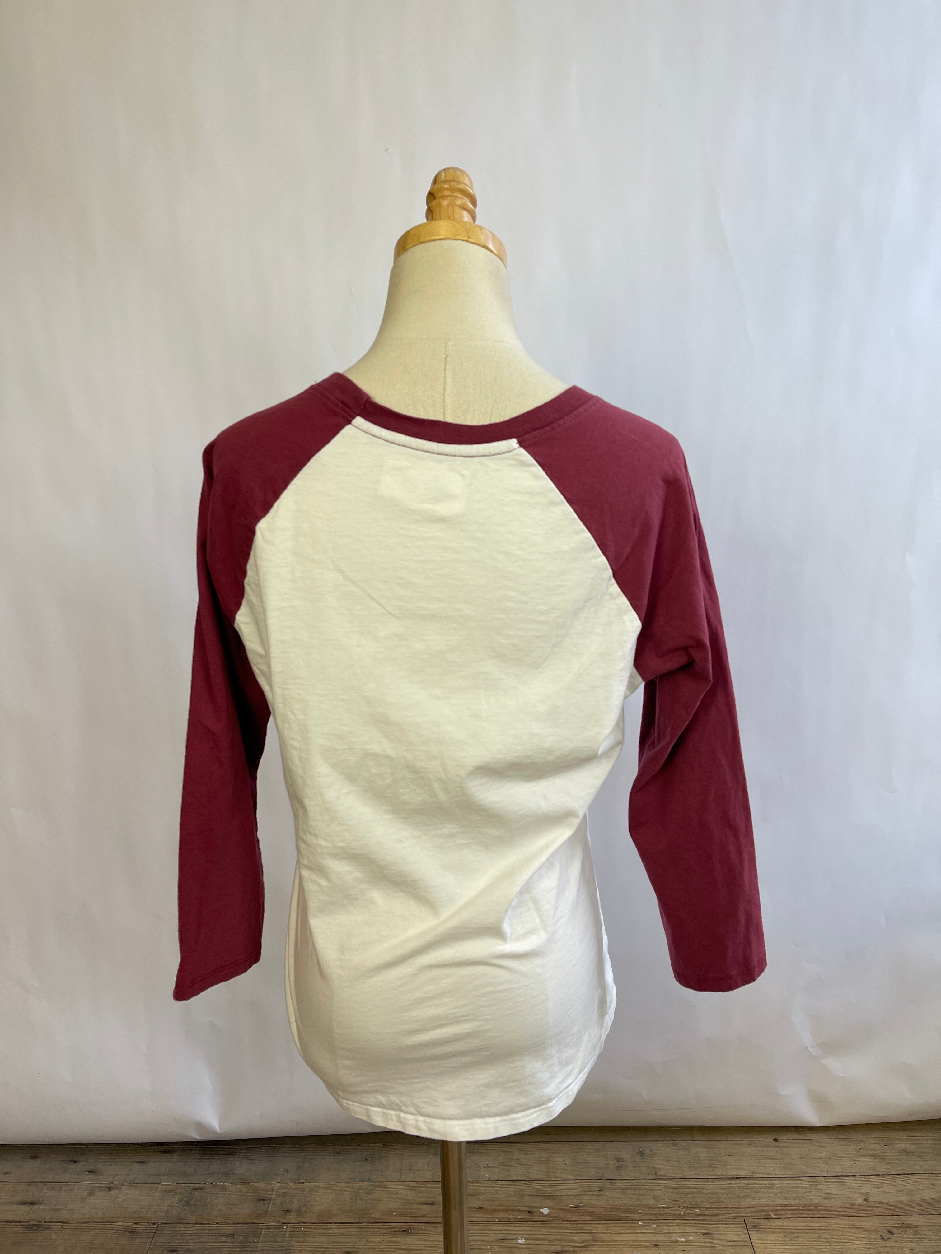 Tomorrow in a Year Burgundy Baseball Tee (M)