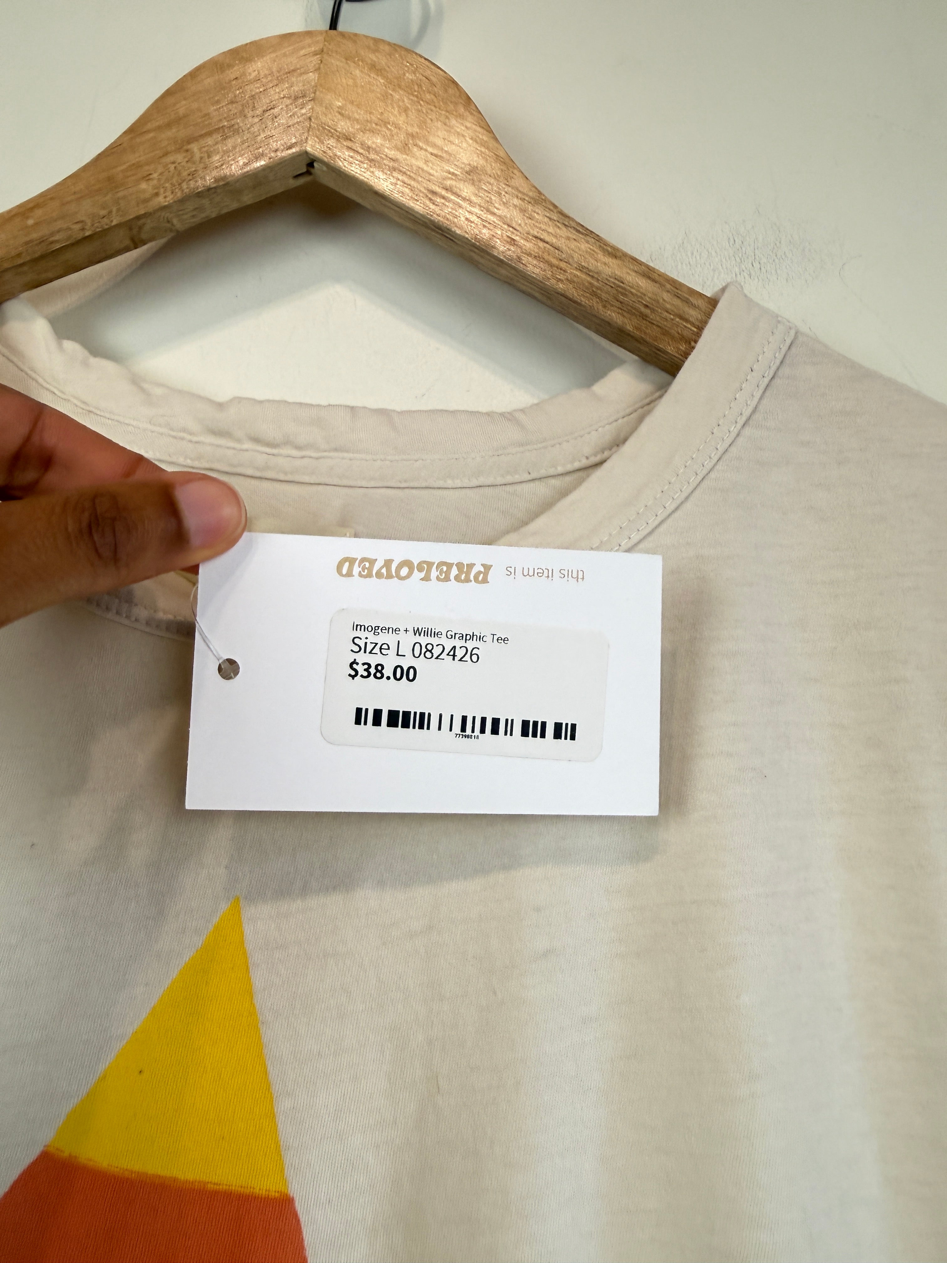 Imogene + Willie Graphic Tee (L)