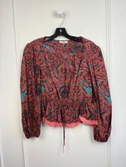 Ulla Johnson Red Blouse (8/M)
