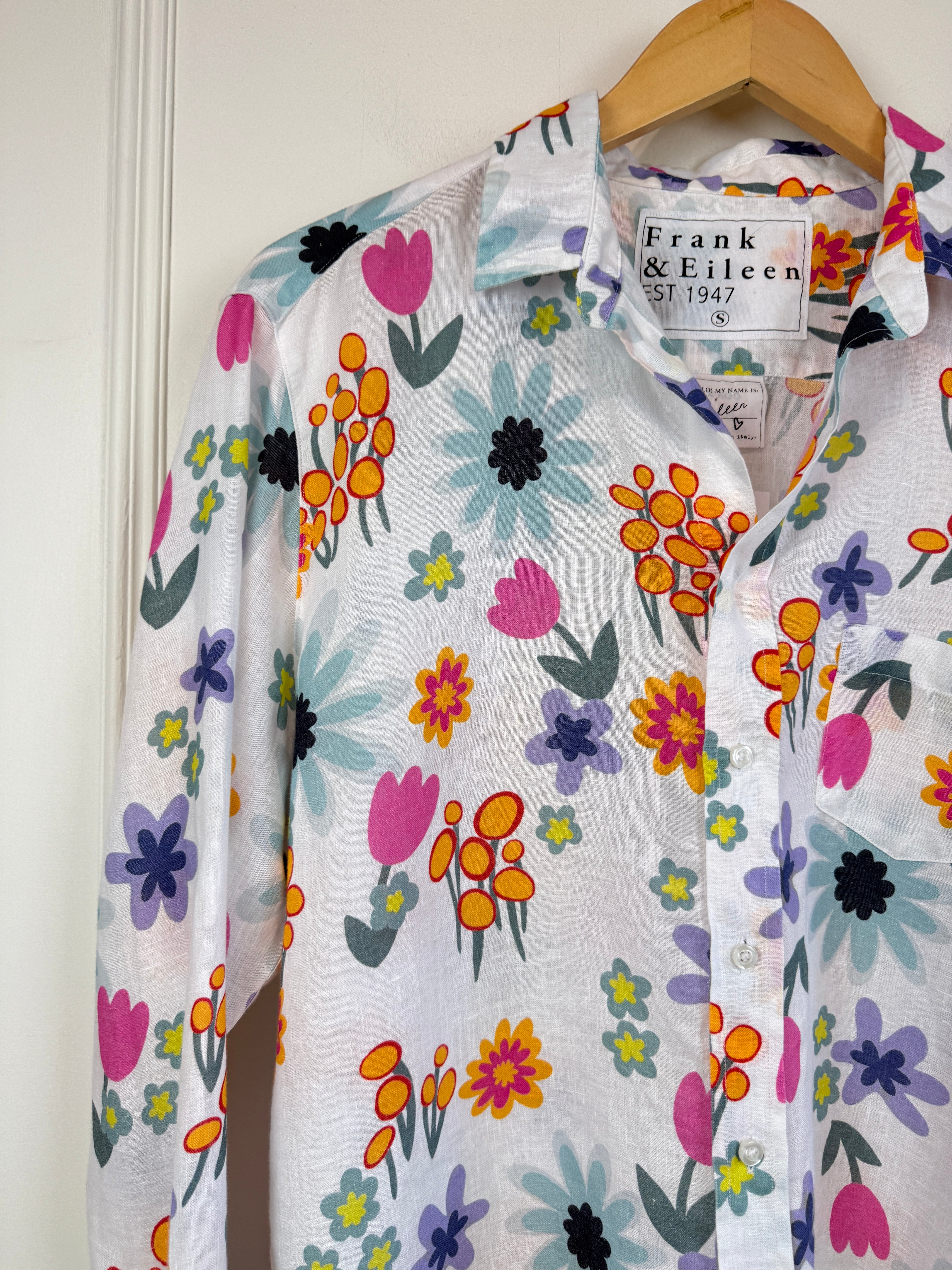 Frank & Eileen Funky Pattern Top (S)