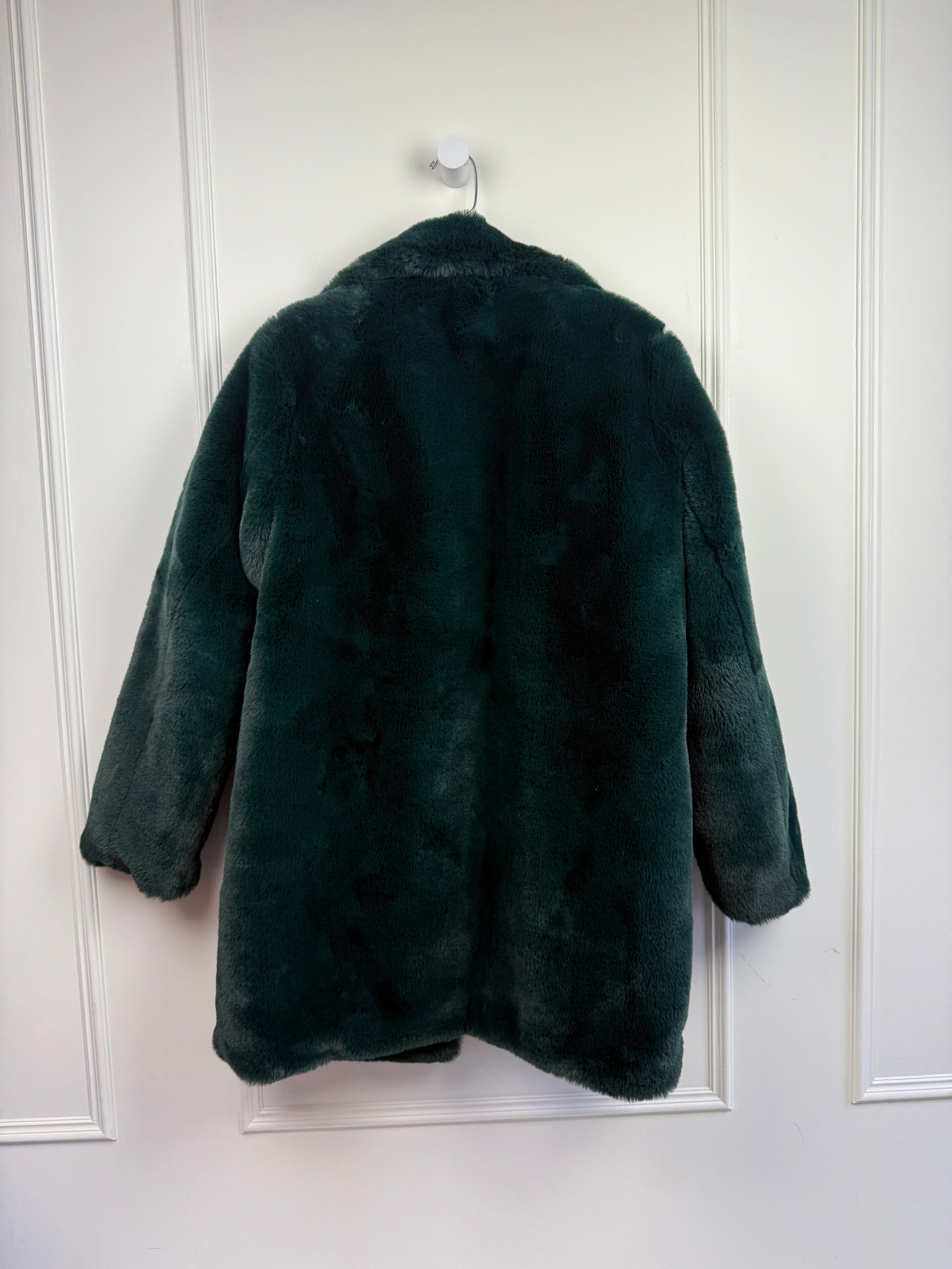 Apparis Faux Fur Green Coat (M)