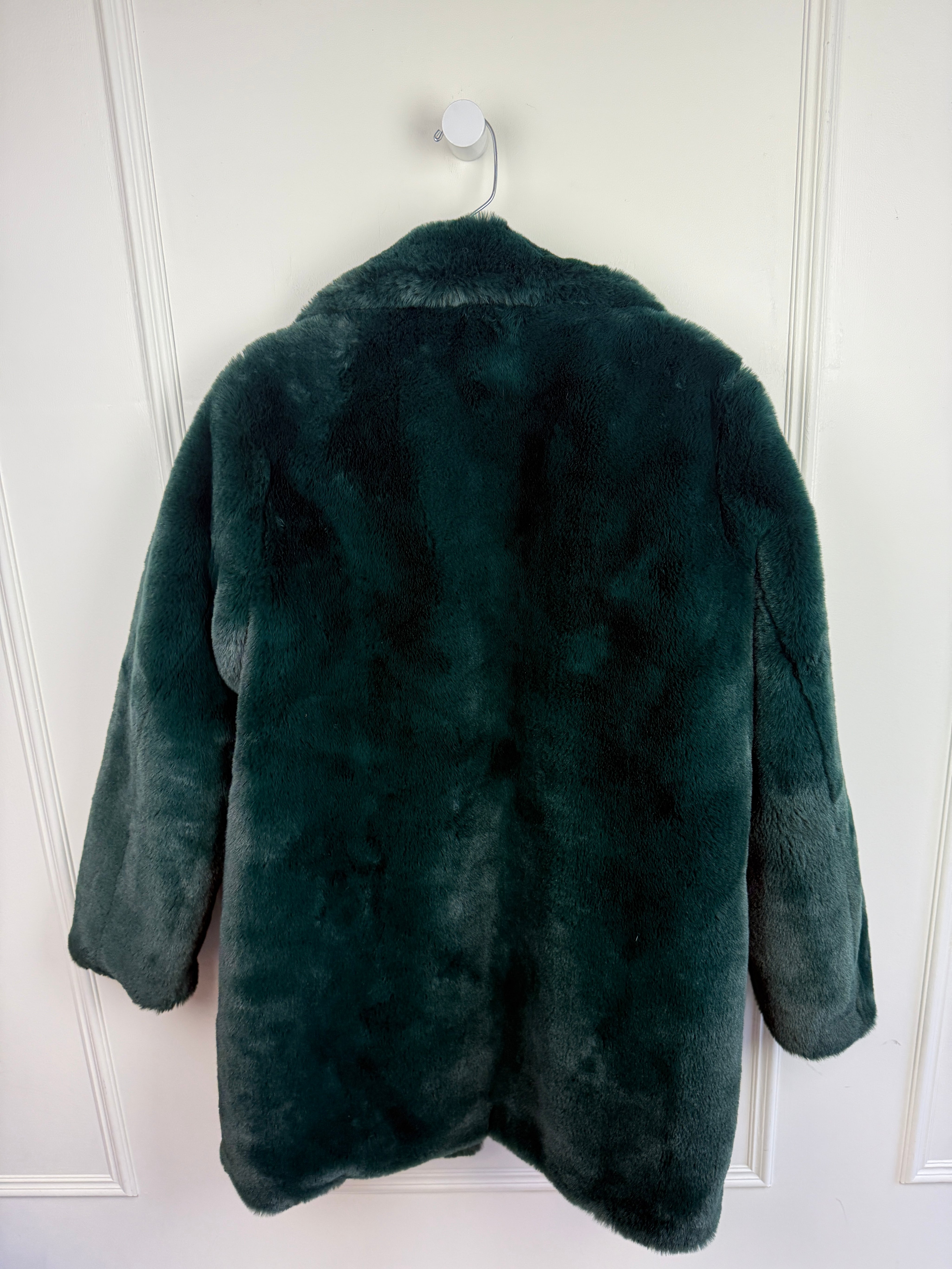 Apparis Faux Fur Green Coat (M)