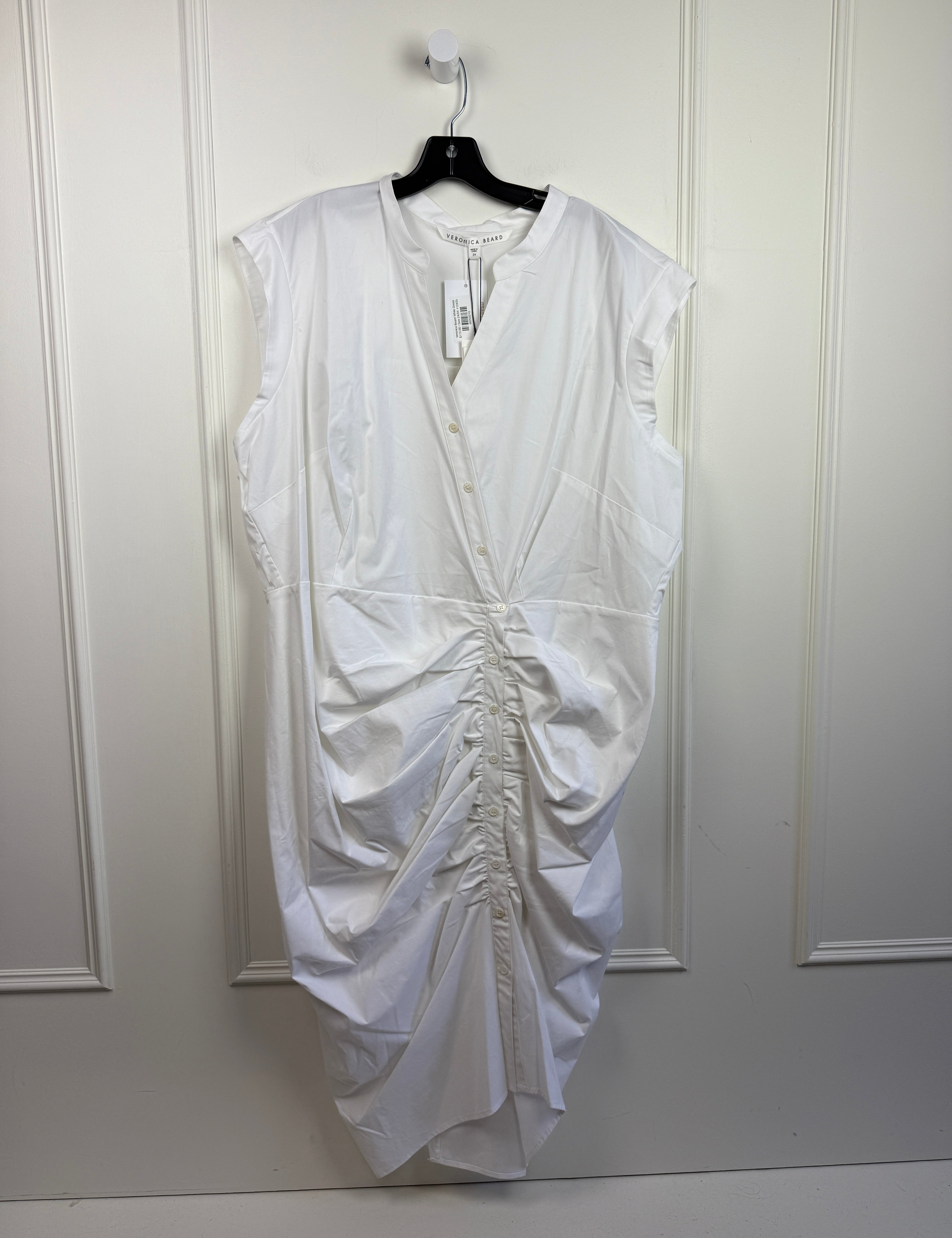 veronica beard ruched shirt dress Veronica Beard Ruched Shirtdress, 2 / Black