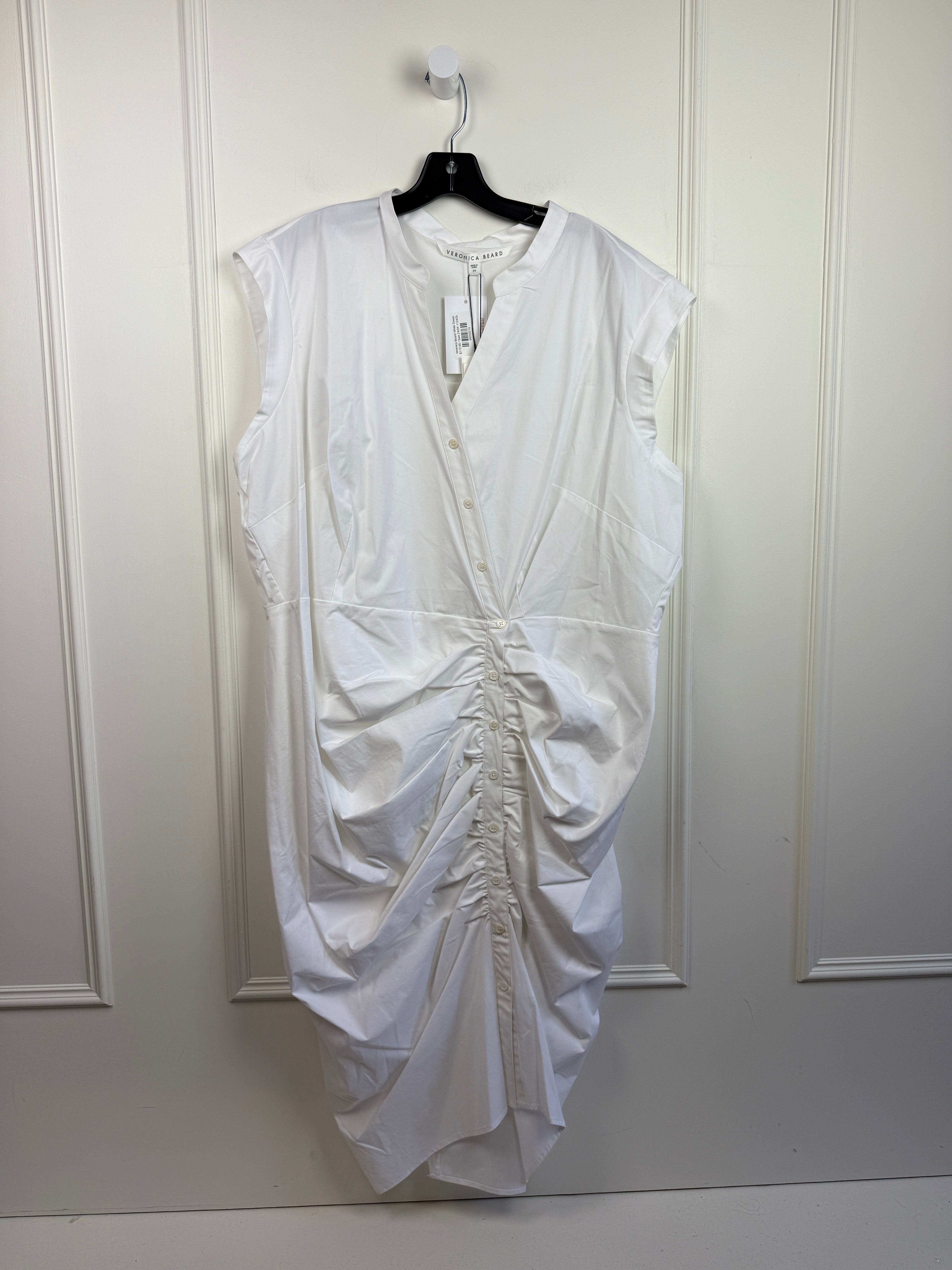 Veronica Beard Ruched Shirt Dress (24/3XL)