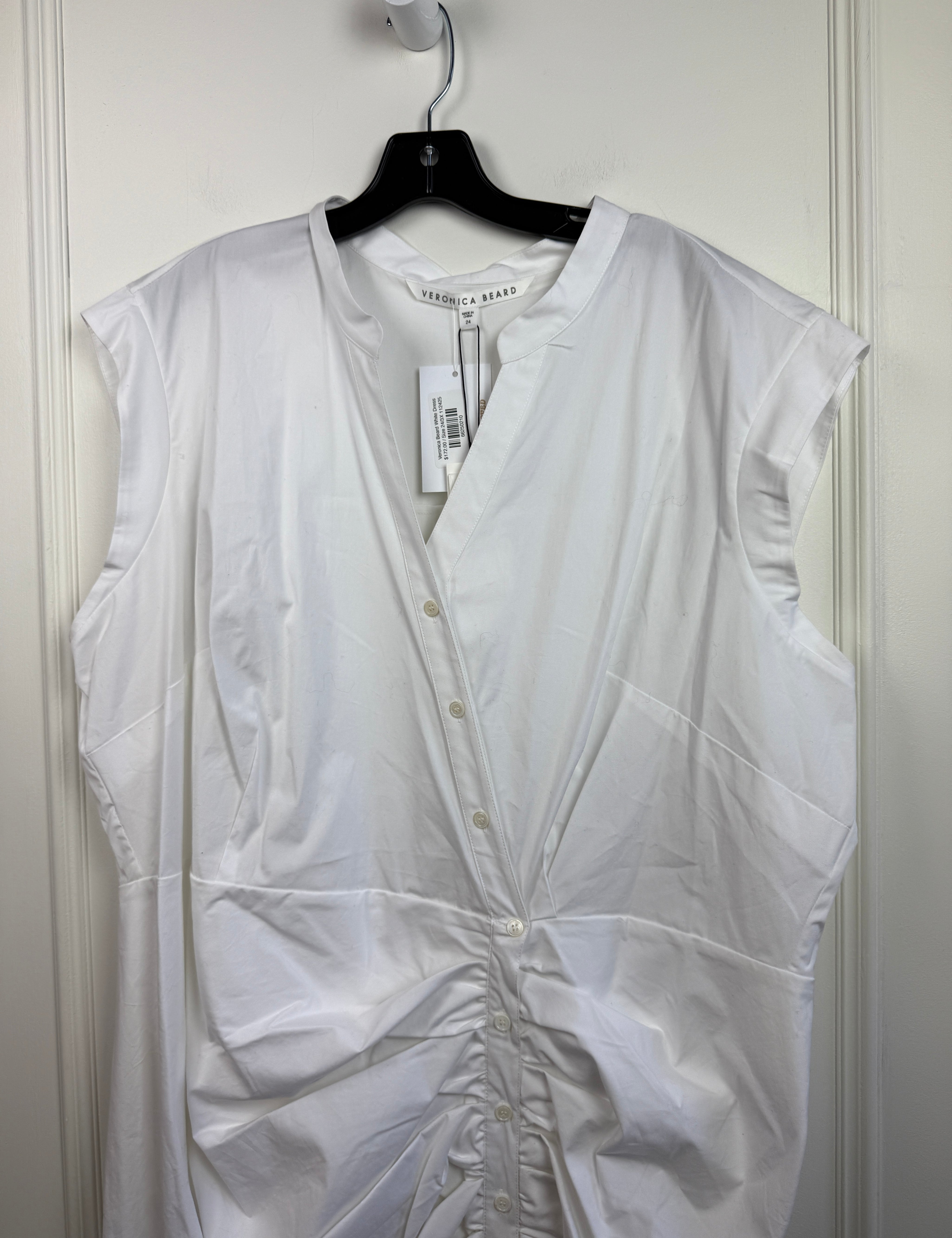 veronica beard ruched shirt dress Veronica Beard // Ruched Shirt Dress VSP Consignment