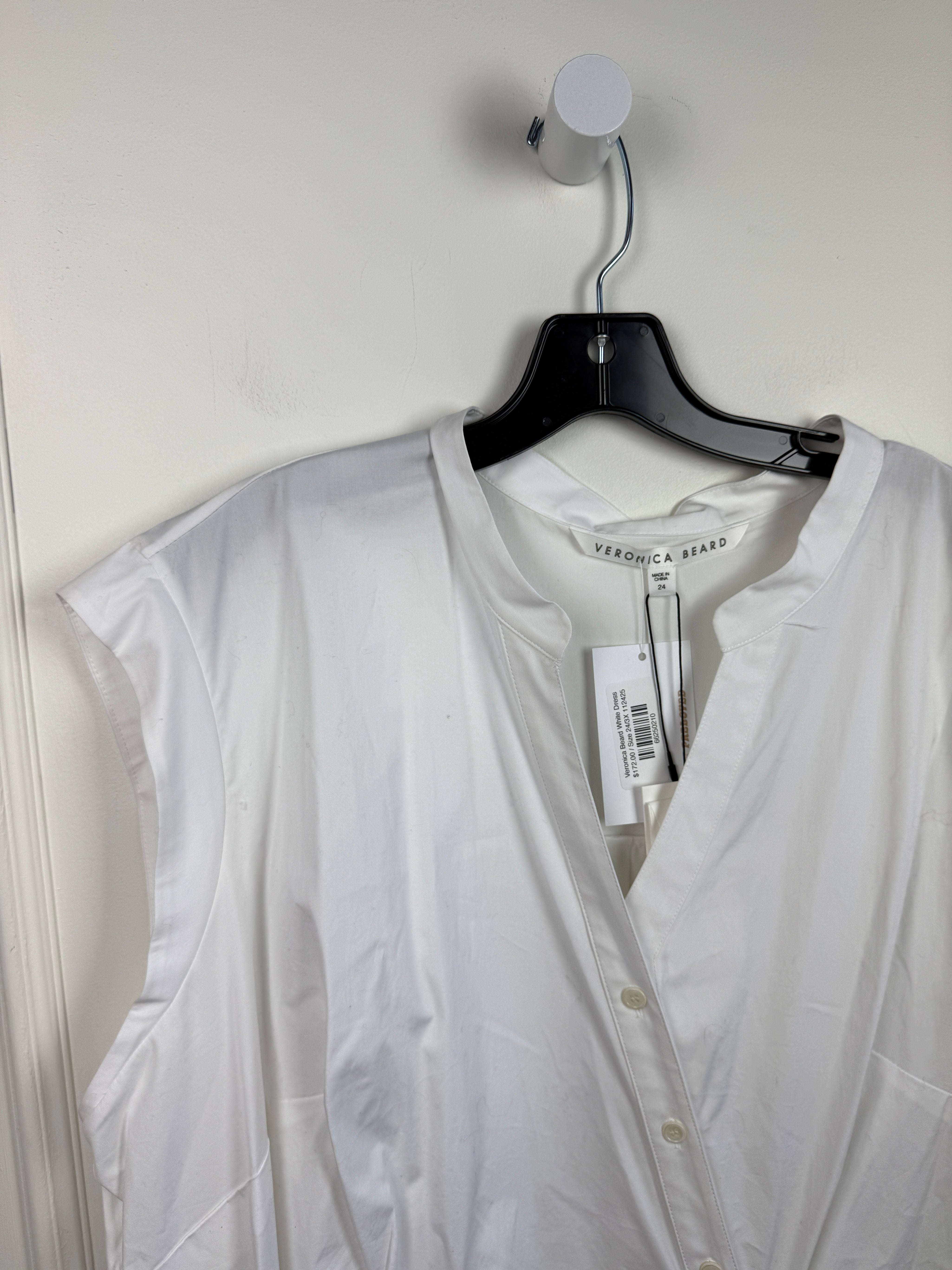 Veronica Beard Ruched Shirt Dress (24/3XL)