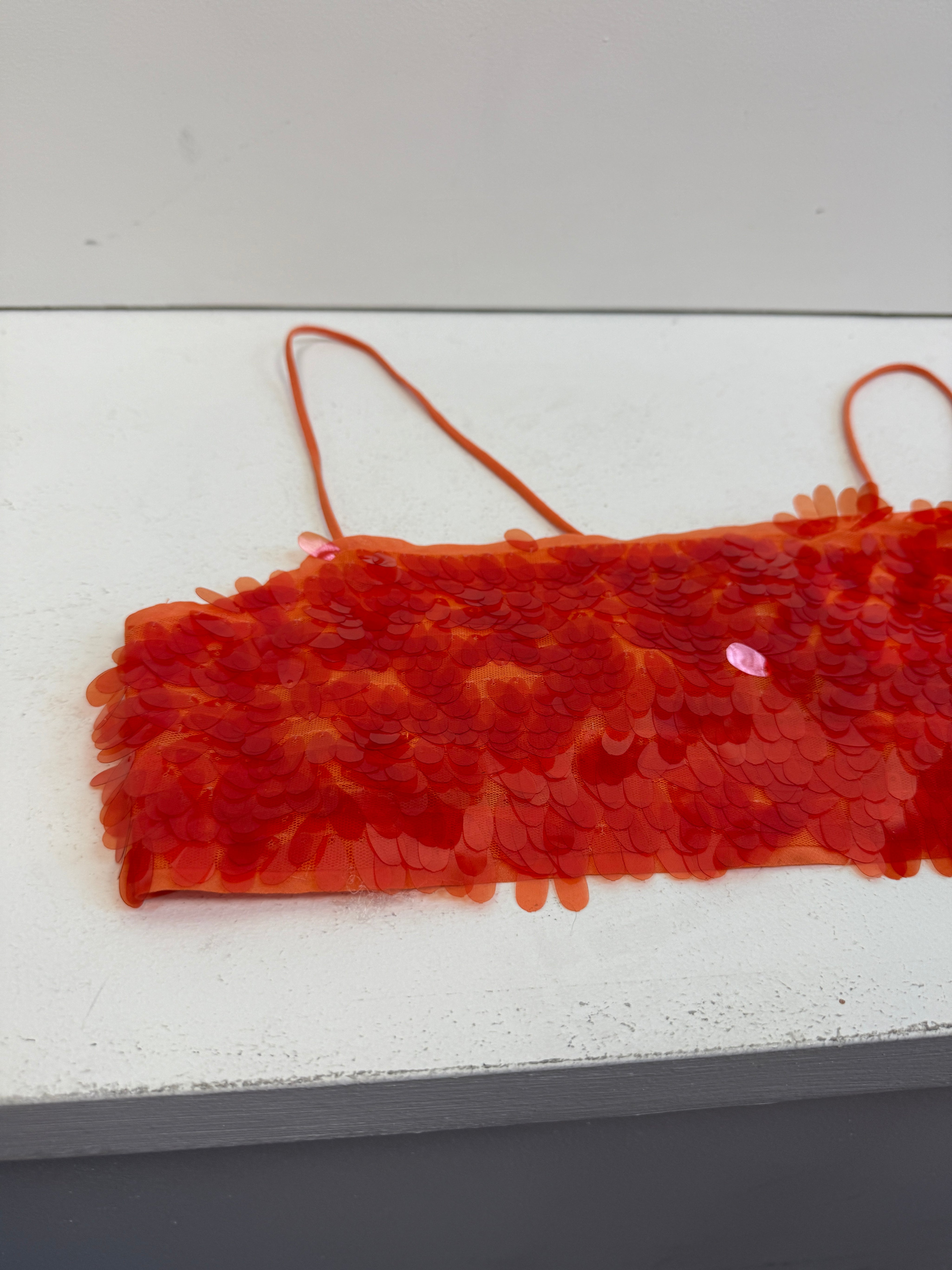 Rotate by Christensen Birger Sequin Bra Top (6/M)