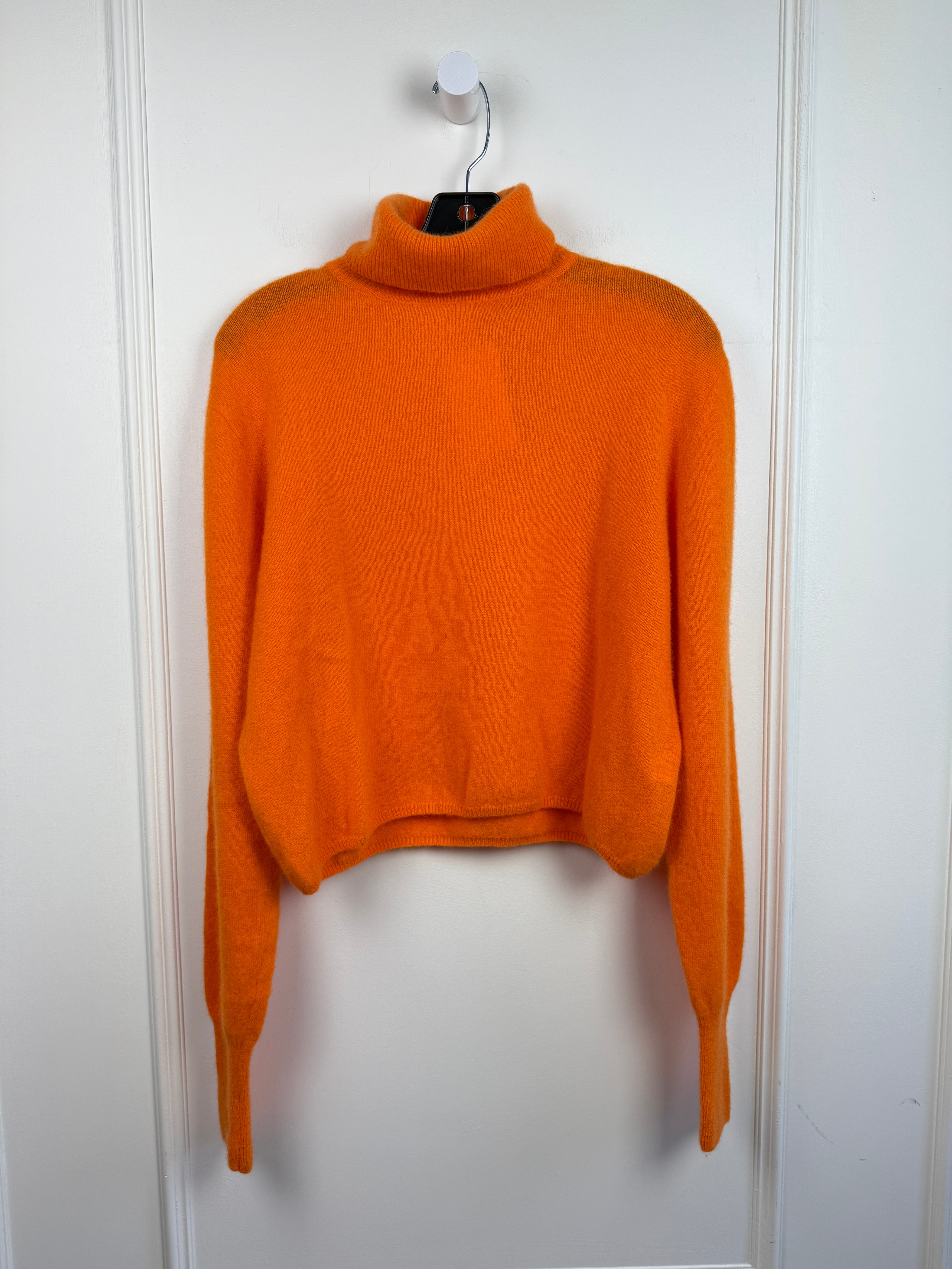 Crush Cashmere Orange T Neck (M)