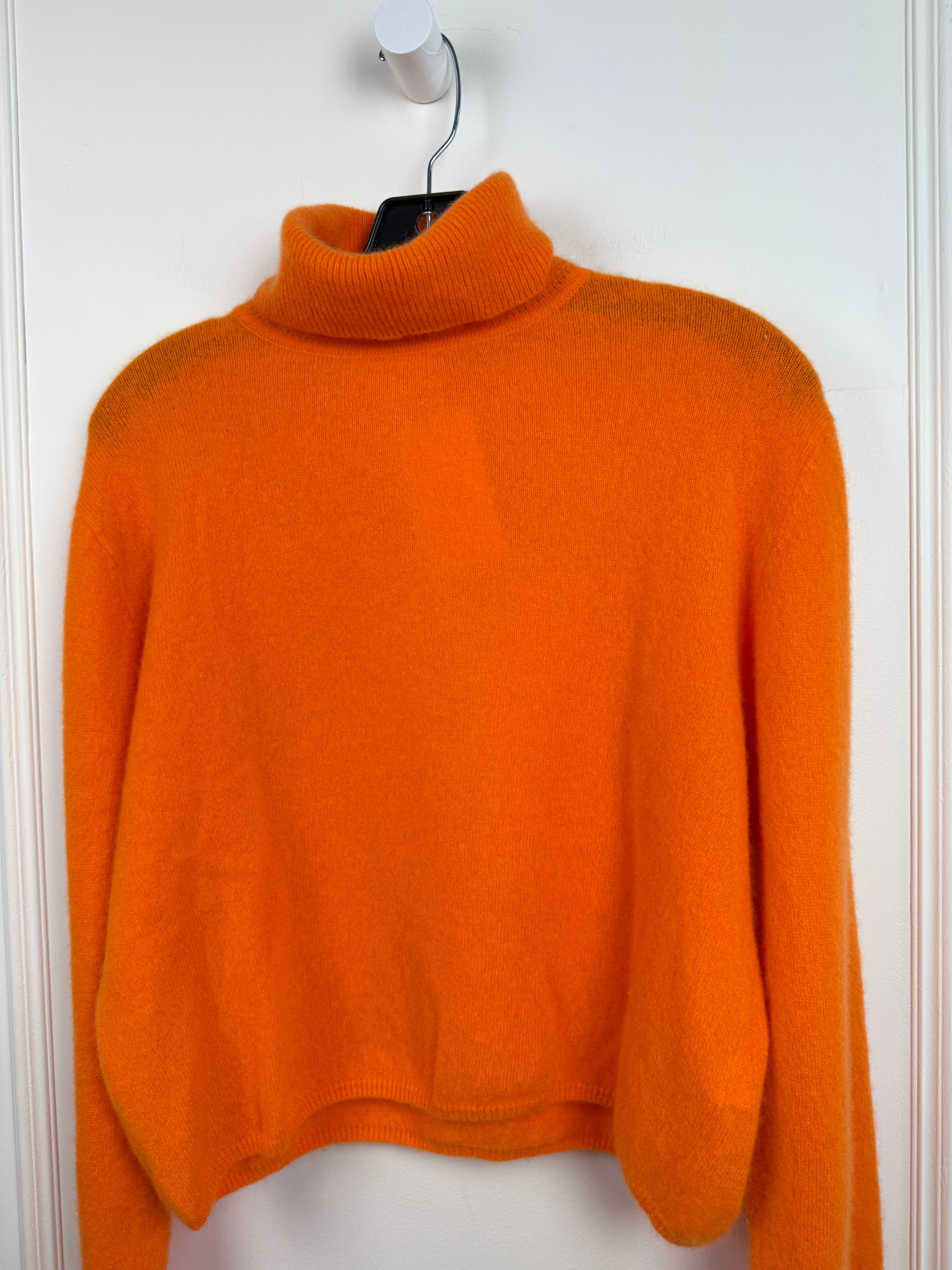 Crush Cashmere Orange T Neck (M)