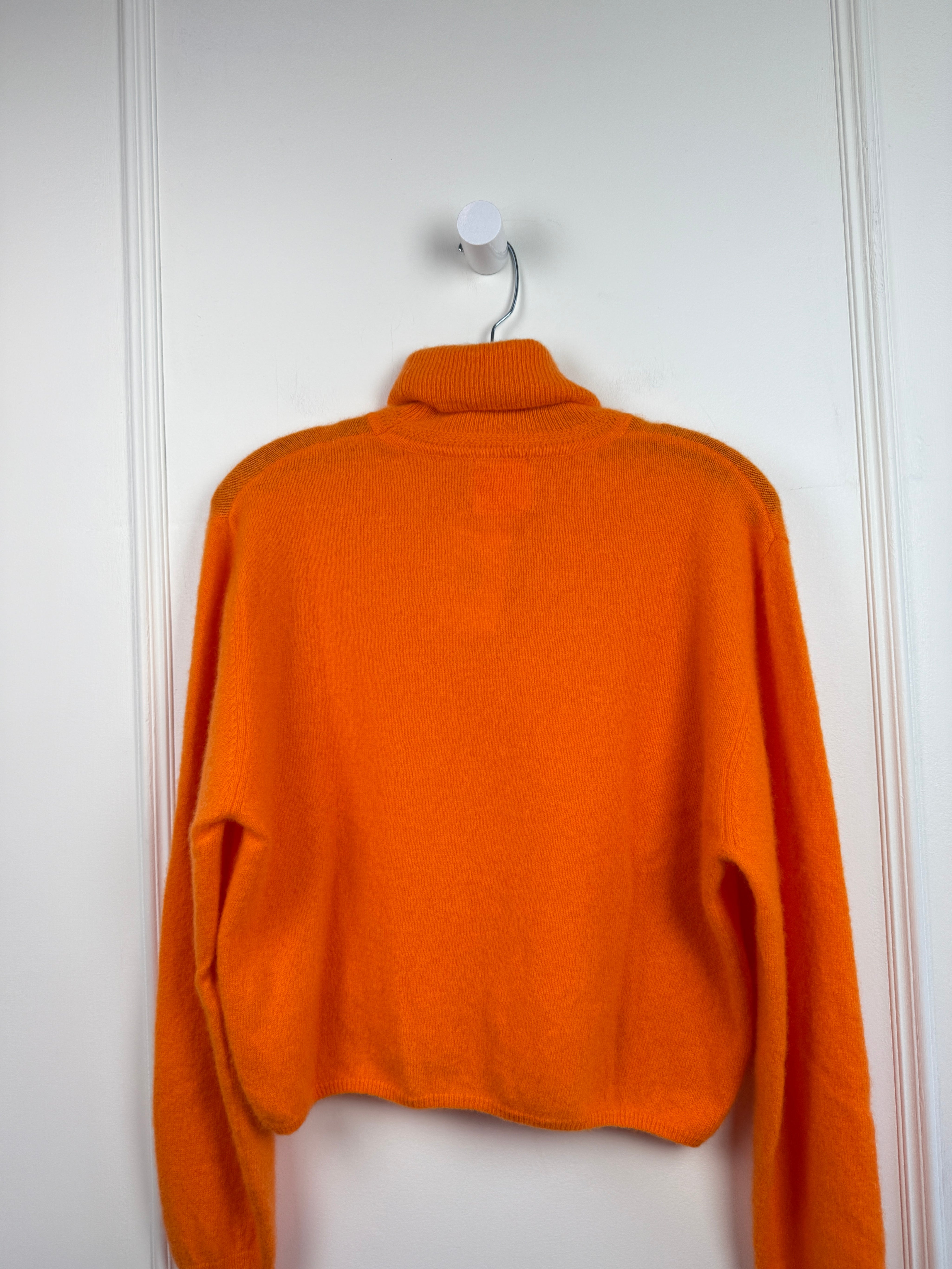 Crush Cashmere Orange T Neck (M)