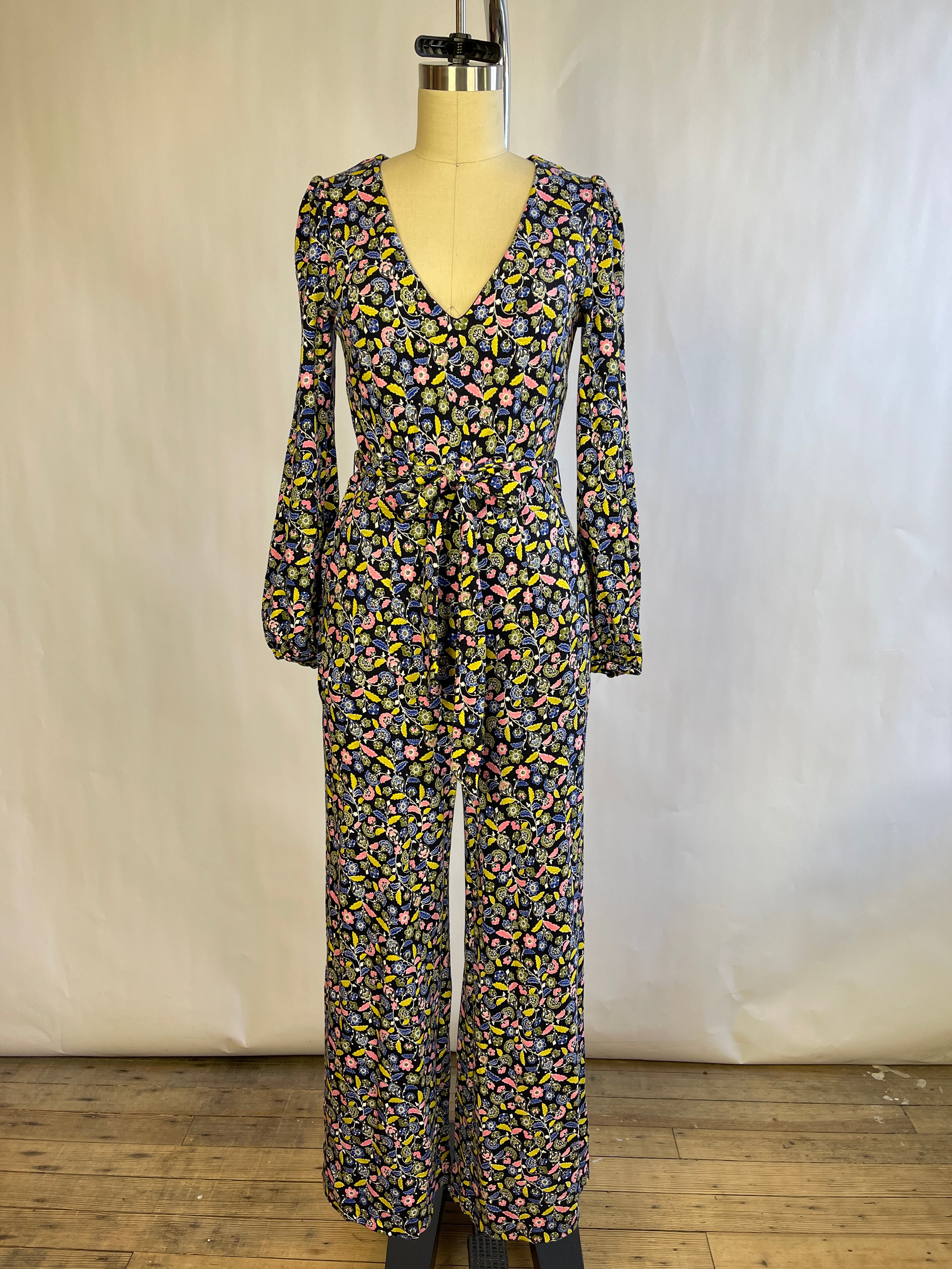 Boden Floral Jumpsuit (6/M)