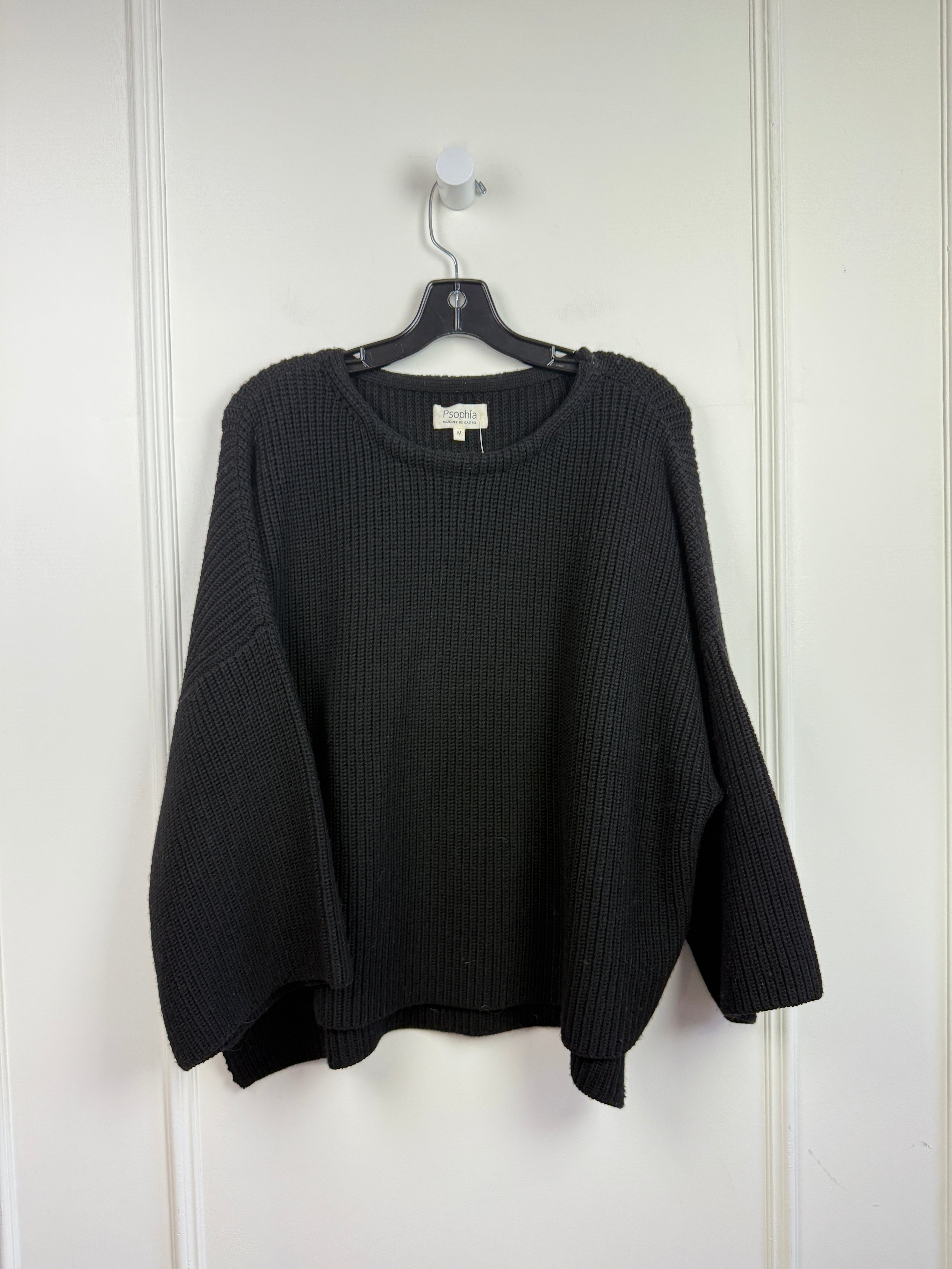 Psophia Black Chunky Knit Sweater (M)