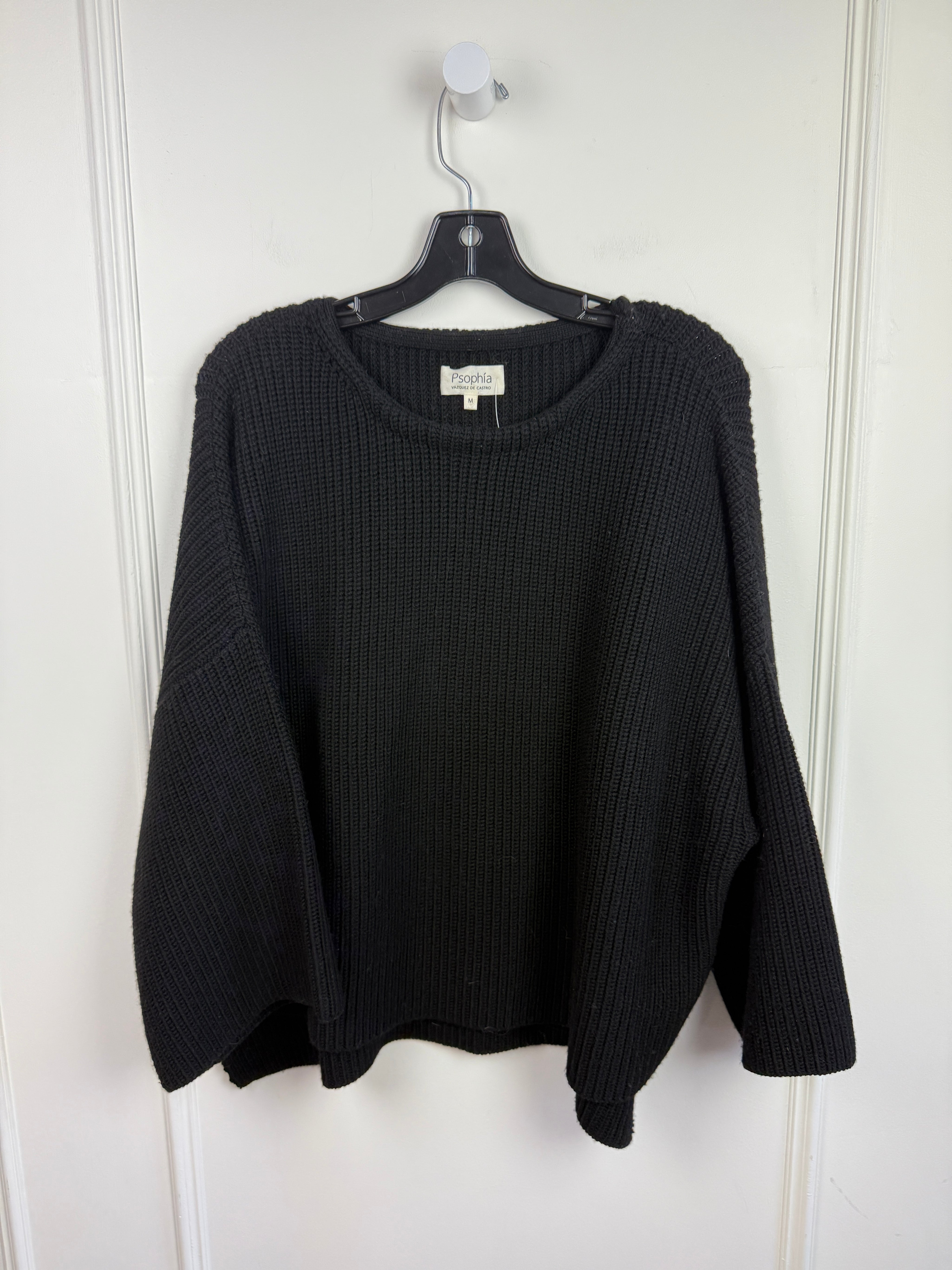 Psophia Black Chunky Knit Sweater (M)