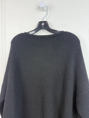 Psophia Black Chunky Knit Sweater (M)