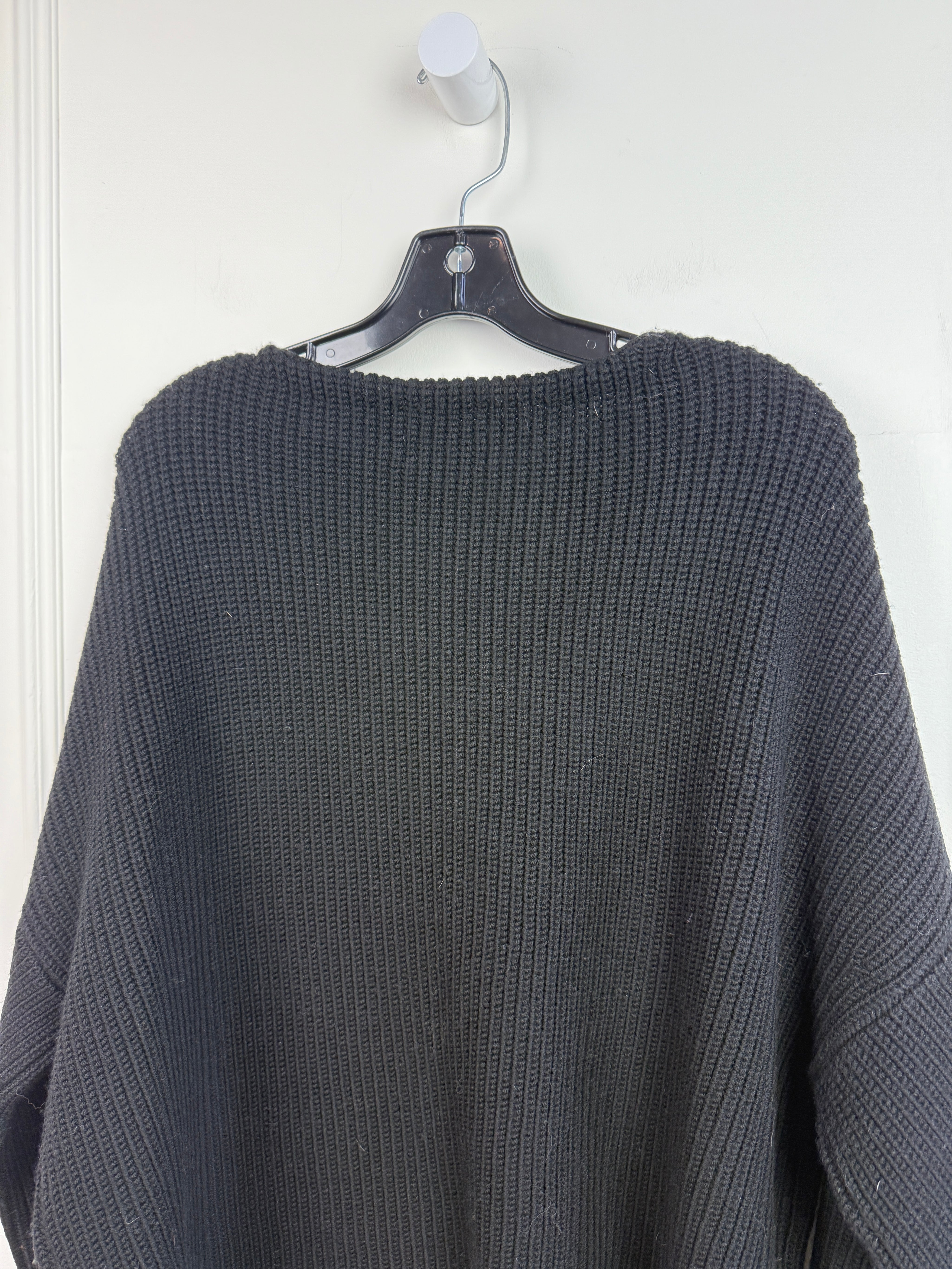 Psophia Black Chunky Knit Sweater (M)