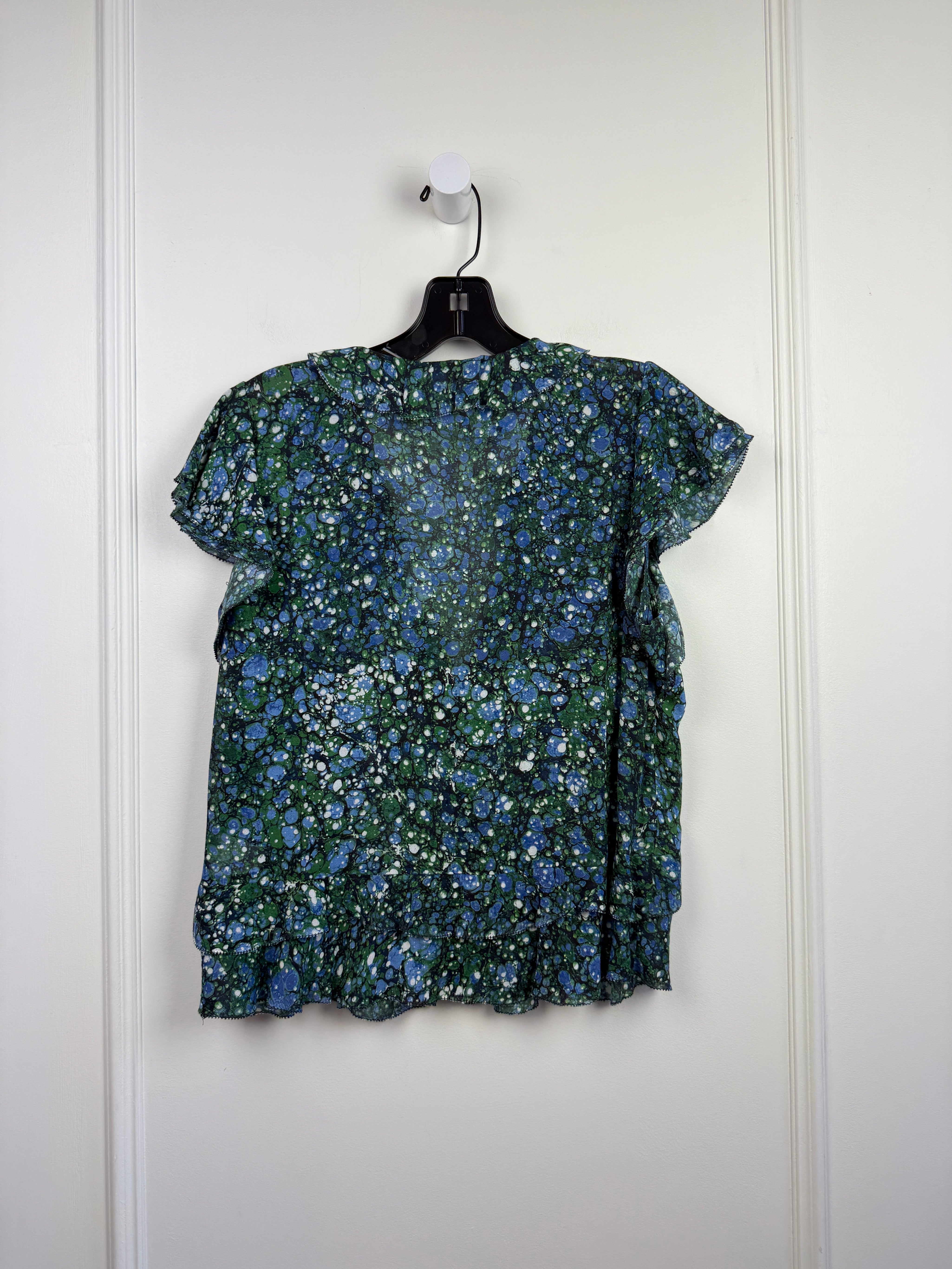 Veronica Beard Short Sleeve Blouse (6/M)