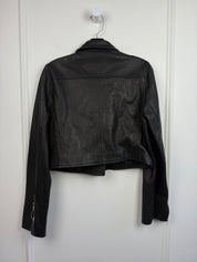Laer Black Moto Jacket (L)