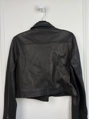 Laer Black Moto Jacket (L)