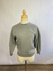 AGOLDE Grey "Thora 3/4 Sleeve Sweatshirt" (XS)