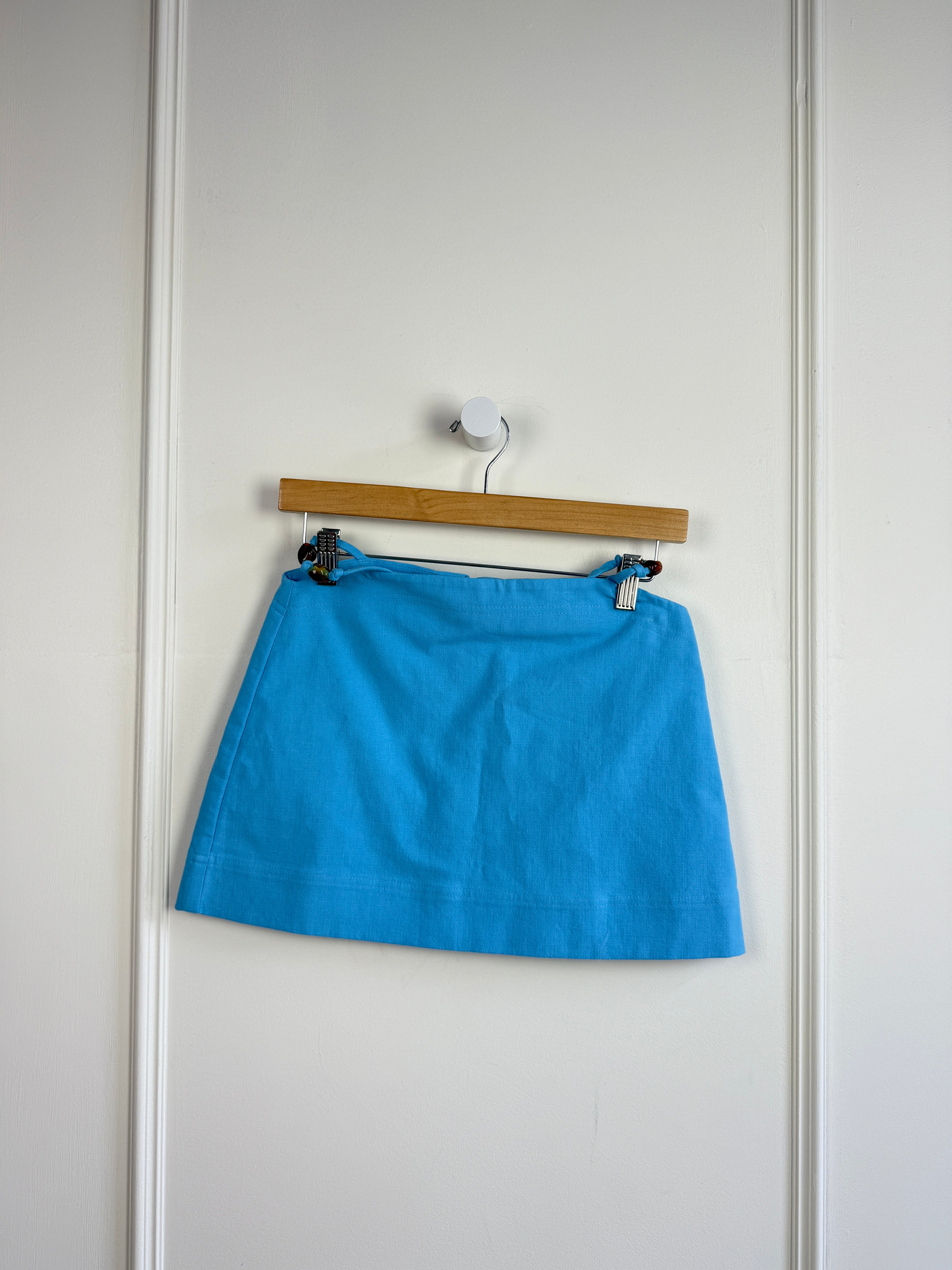Ganni Blue Mini Skirt (32/S)