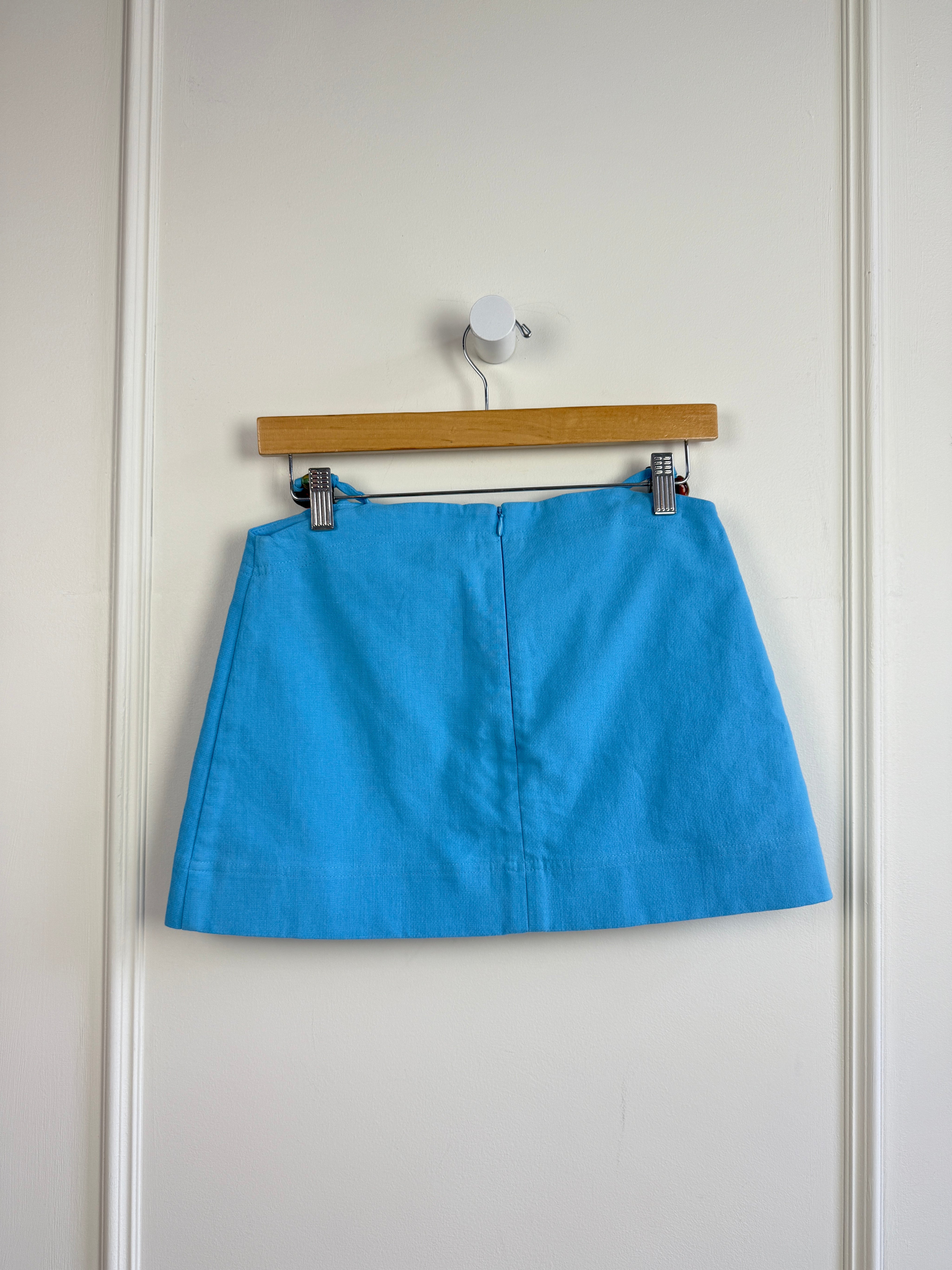 Ganni Blue Mini Skirt (32/S)
