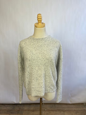 Madewell Grey Cashmere Waffle Top (XS)