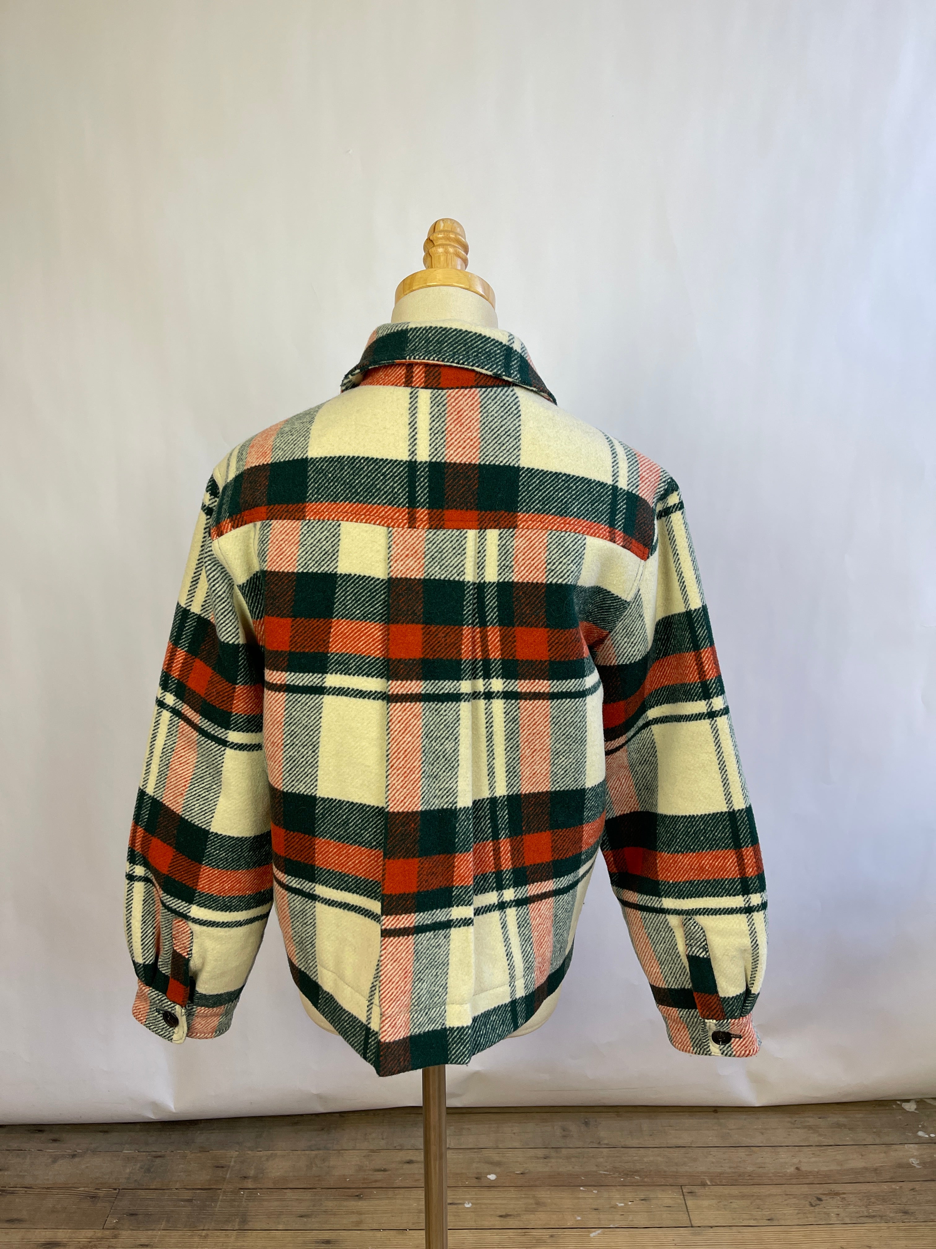 The Great Cropped Flannel "Smith Jacket" (S/M)