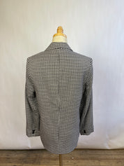 Vintage Black & White  Gingham Blazer (S)