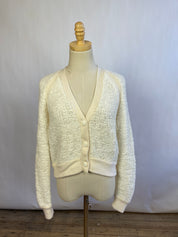 Rag & Bone White Boucle Cardigan (S)