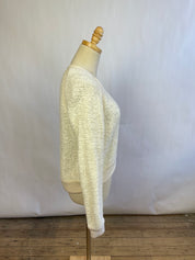 Rag & Bone White Boucle Cardigan (S)