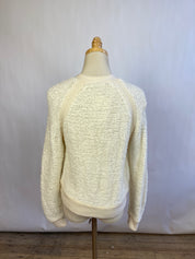 Rag & Bone White Boucle Cardigan (S)