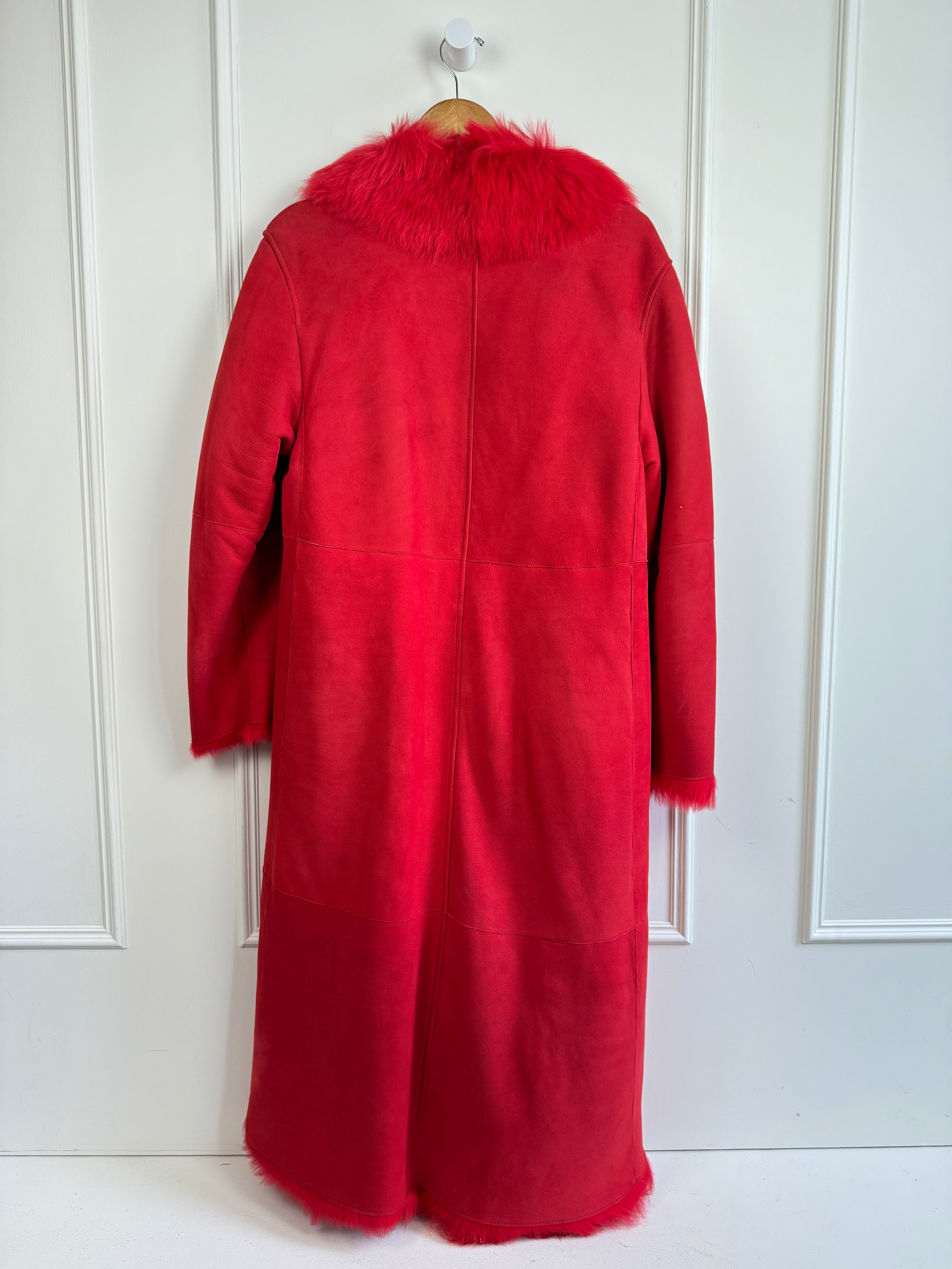Alberta Ferretti Reversible Shearling Coat (M)
